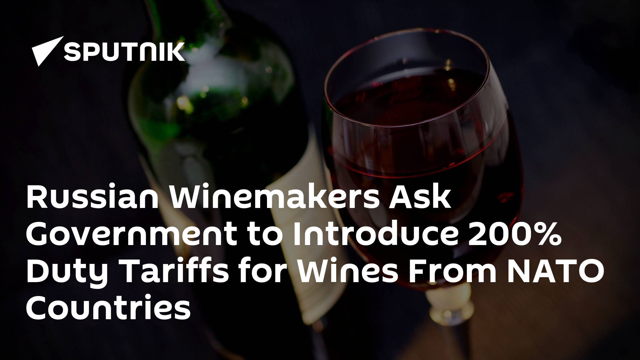Russian Winemakers Ask Government to Introduce 200% Duty Tariffs for Wines From NATO Countries