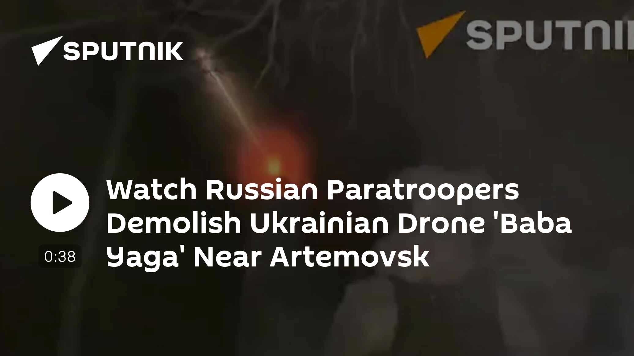 Watch Russian Paratroopers Destroyed Ukrainian Drone Baba Yaga Near ...