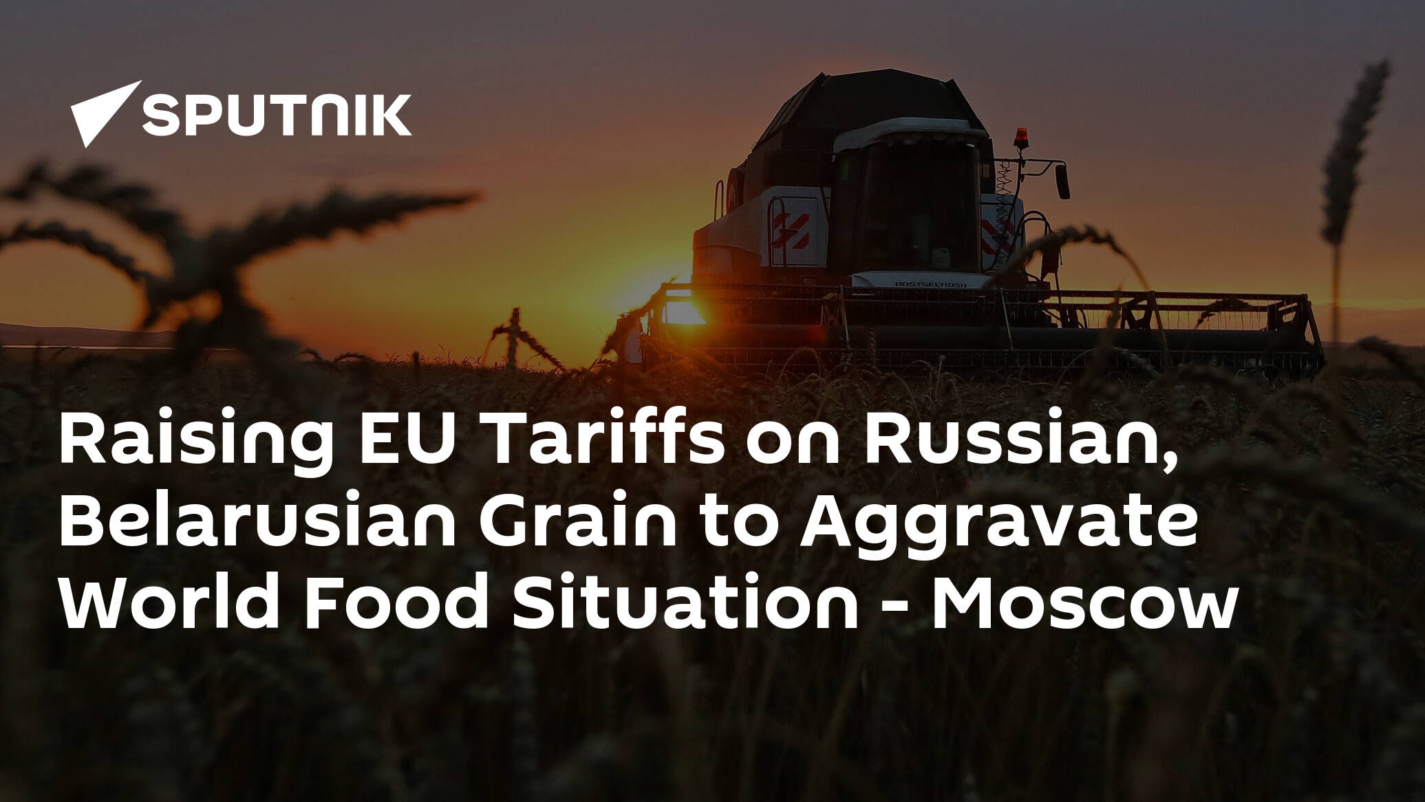 Raising EU Tariffs on Russian, Belarusian Grain to Aggravate World Food Situation – Moscow