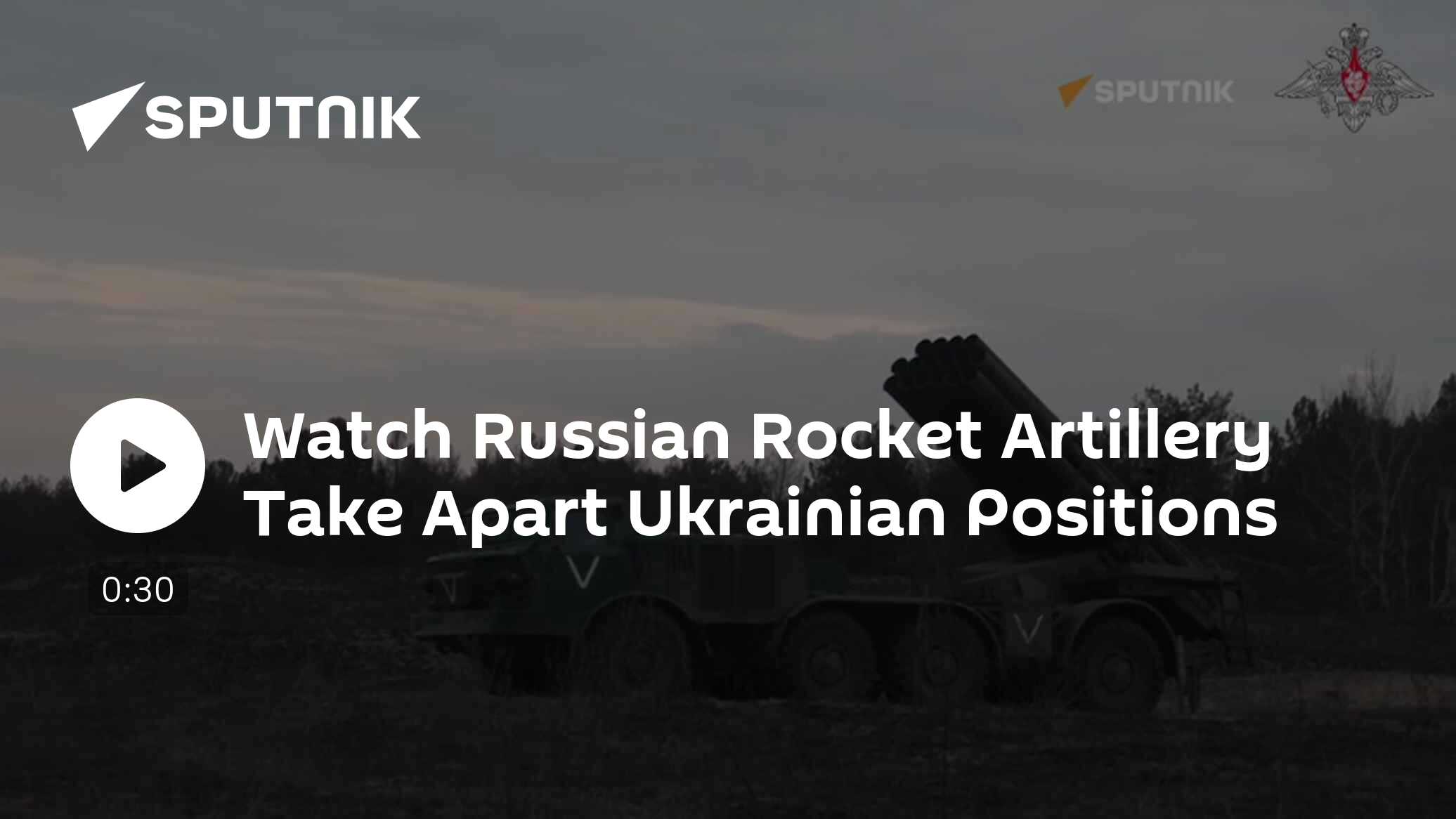 Watch Russian Rocket Artillery Take Apart Ukrainian Positions - Vimarsana News