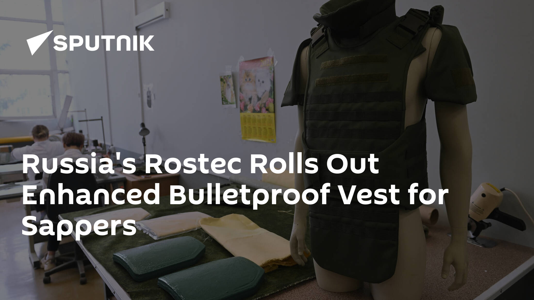 Russia's Rostec Rolls Out Enhanced Bulletproof Vest for Sappers