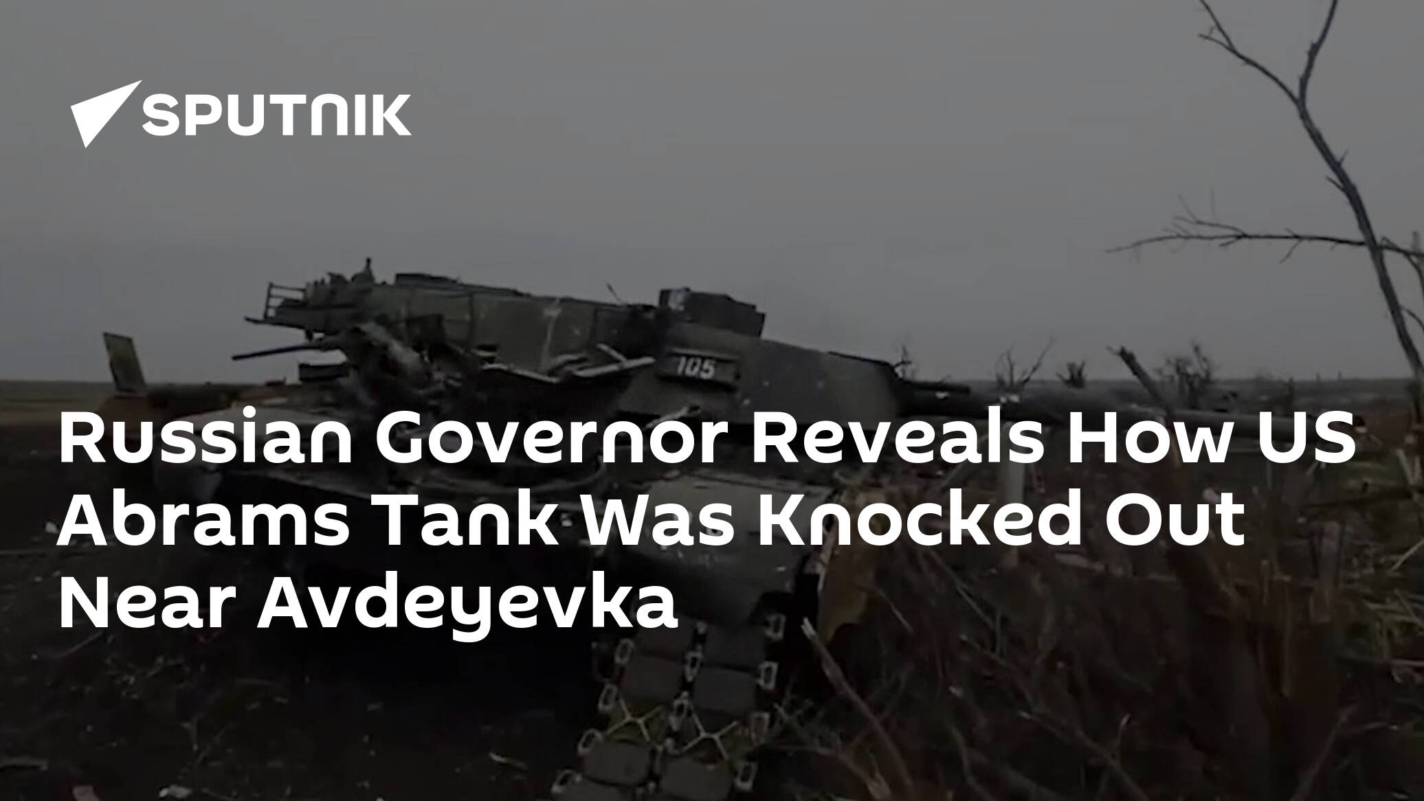 Russian Governor Reveals How US Abrams Tank Was Knocked Out
