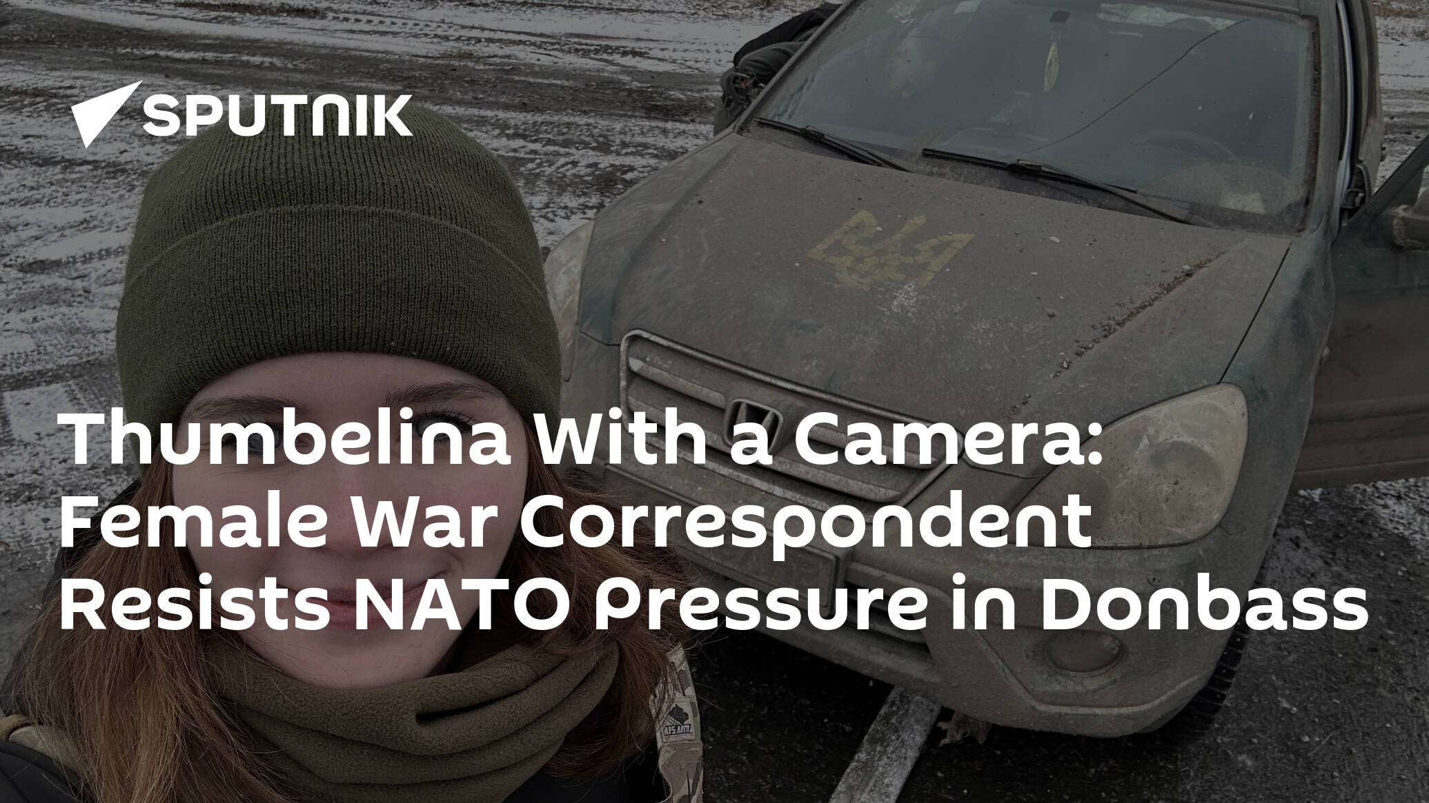 Thumbelina With a Camera Female War Correspondent Resists NATO Pressure