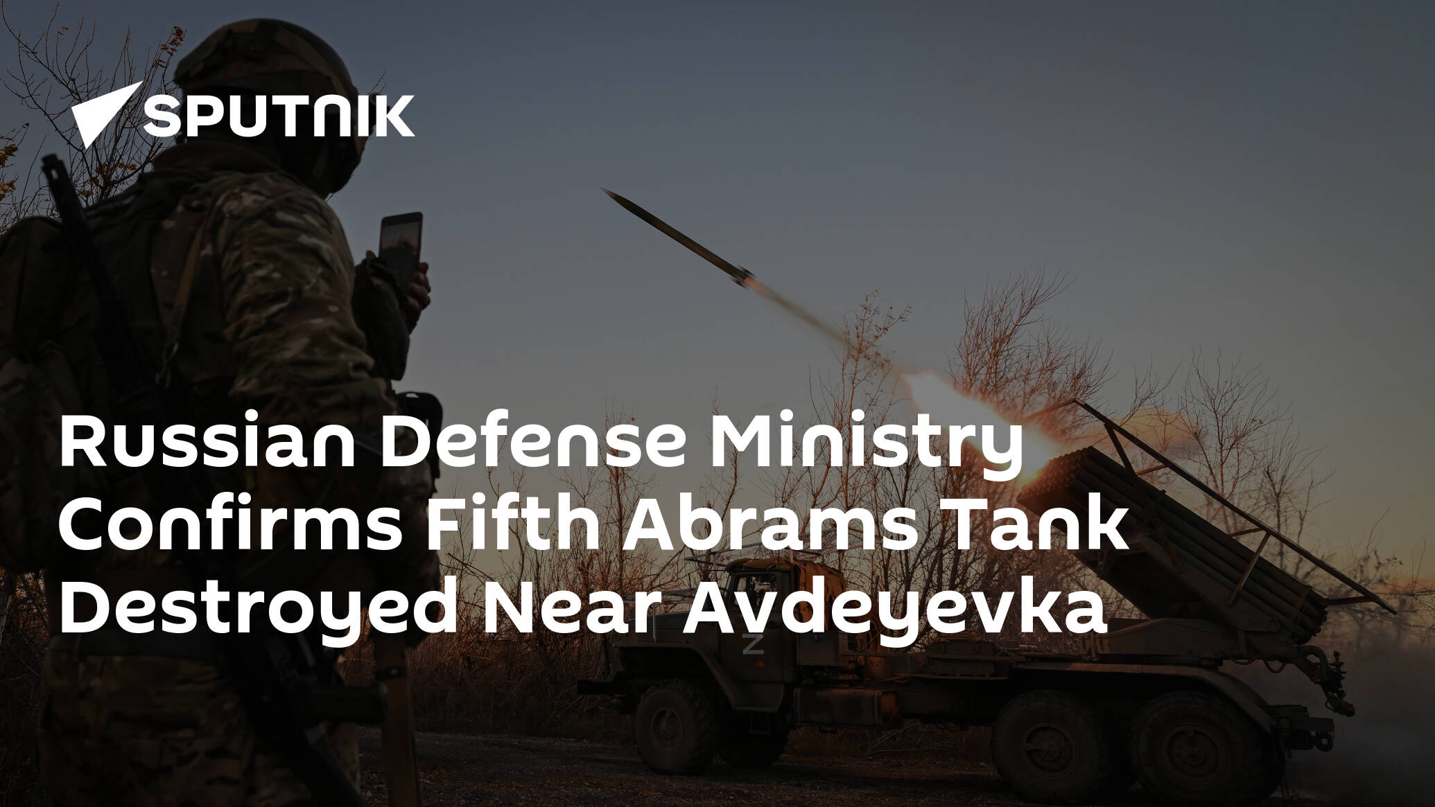 Russian Defense Ministry Confirms Fifth Abrams Tank Destroyed Near Avdeyevka