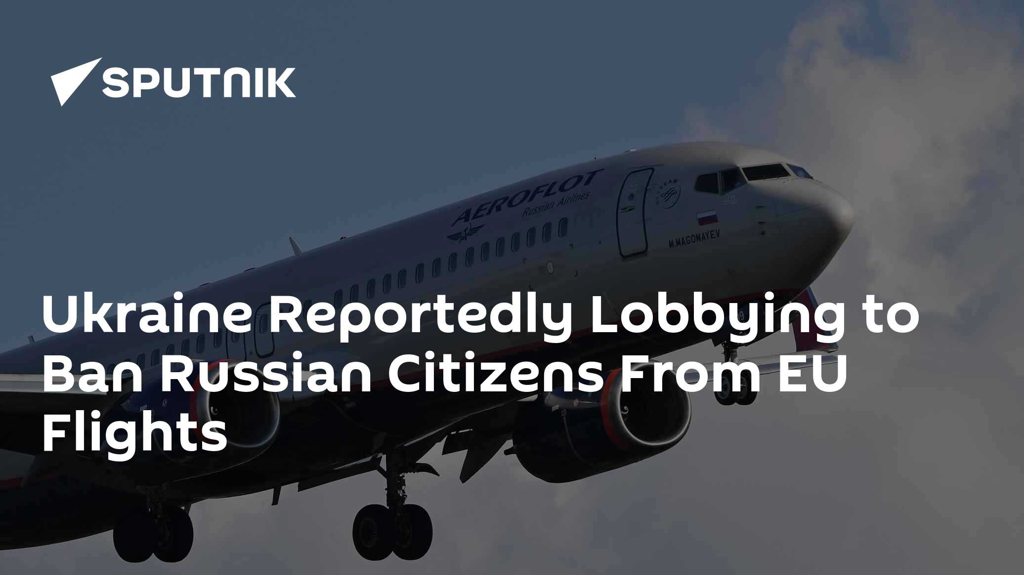 Ukraine Reportedly Lobbying to Ban Russian Citizens From EU Flights - Vimarsana News