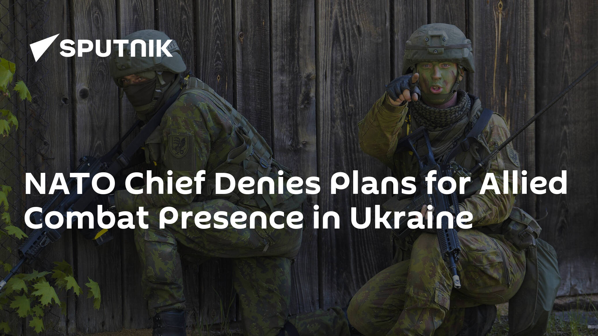 NATO Chief Denies Plans for Allied Combat Presence in Ukraine