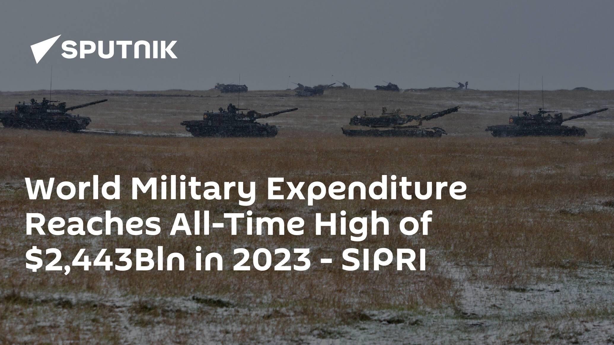 World Military Expenditure Reaches All-Time High of ,443Bln in 2023 – SIPRI