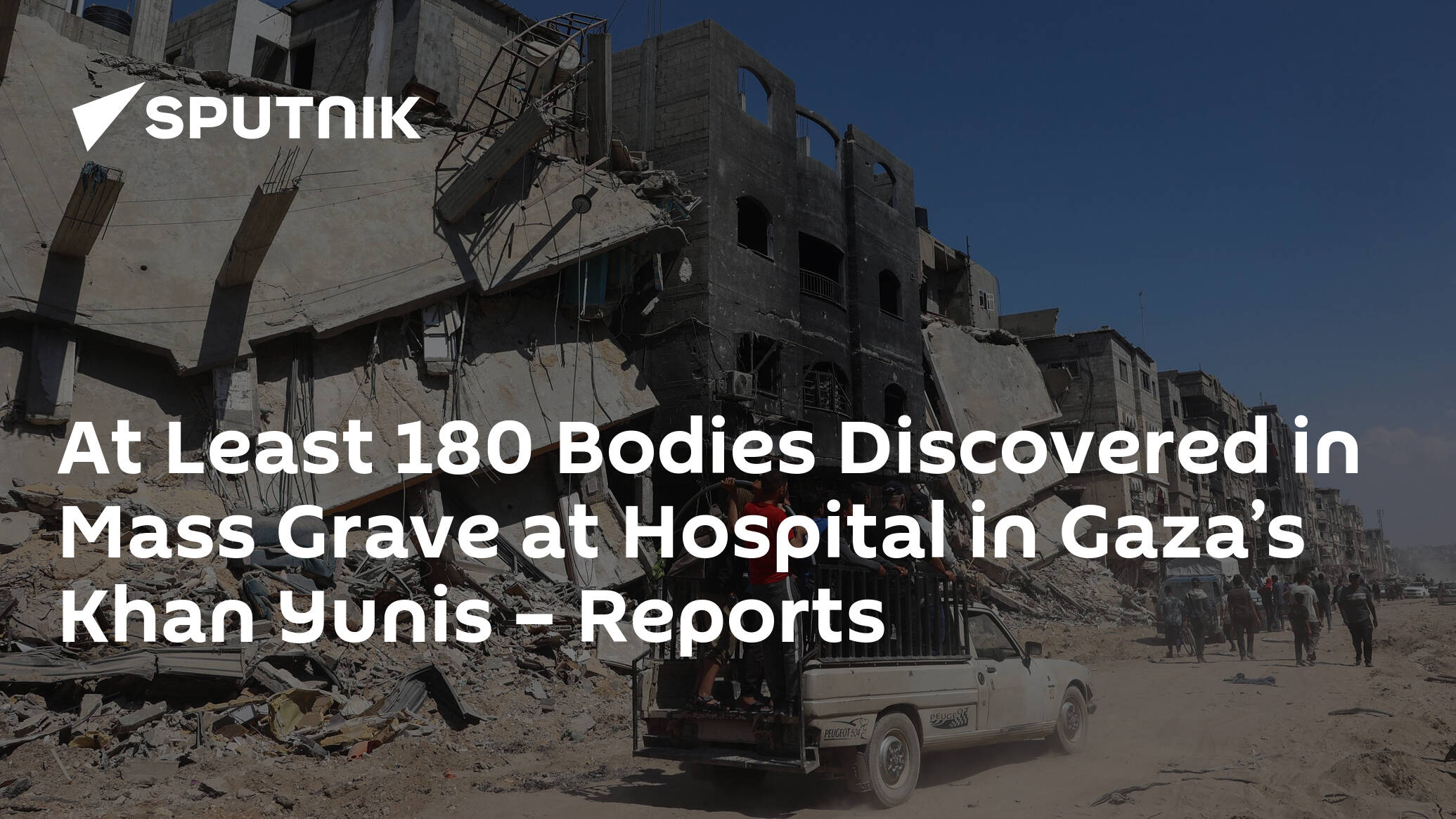 At Least 180 Bodies Discovered in Mass Grave at Hospital in Gaza’s Khan Yunis – Reports
