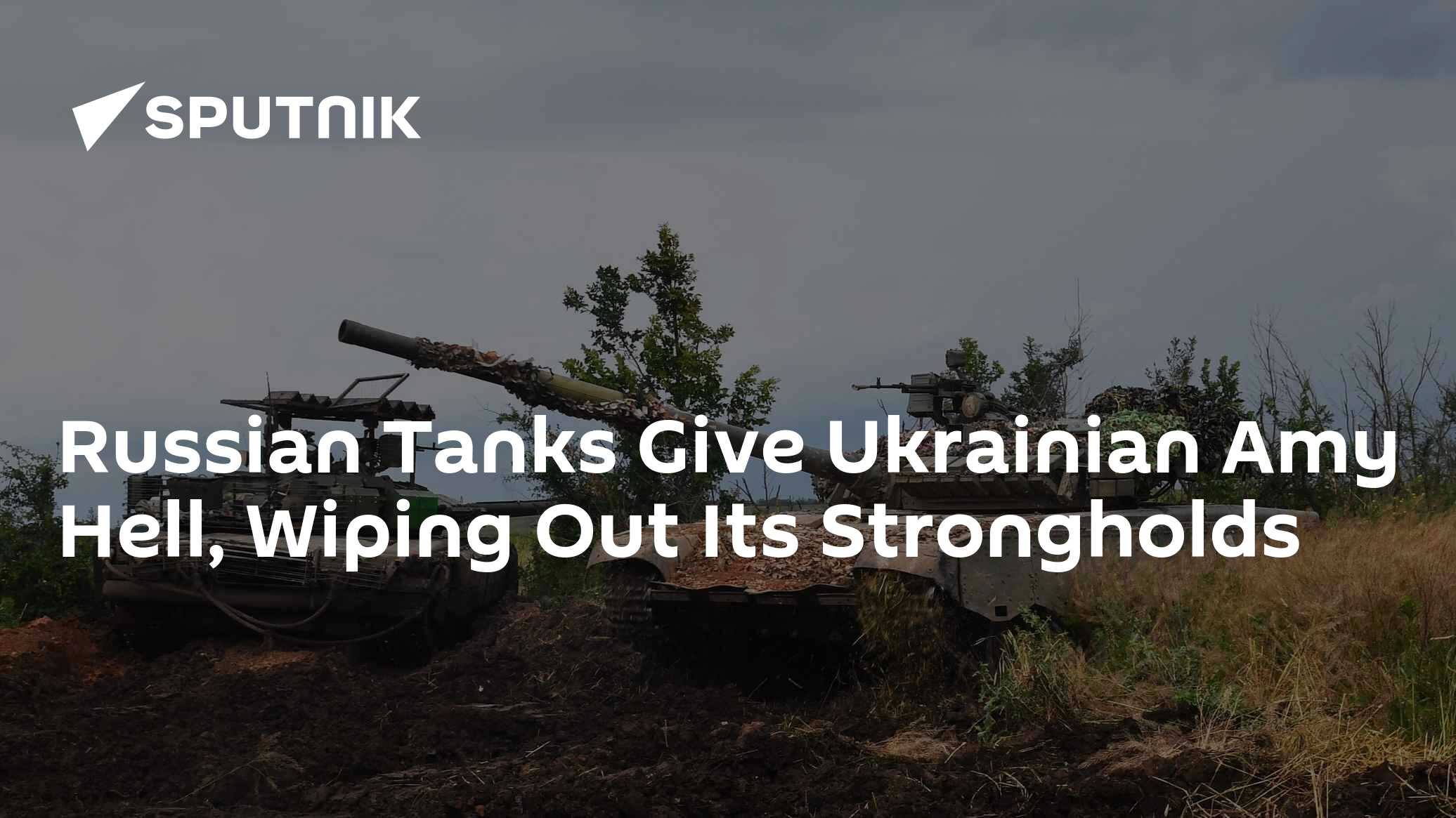 Russian Tank Crews Annihilate Ukrainian Armed Forces Strongholds in South Donetsk Region - Vimarsana News