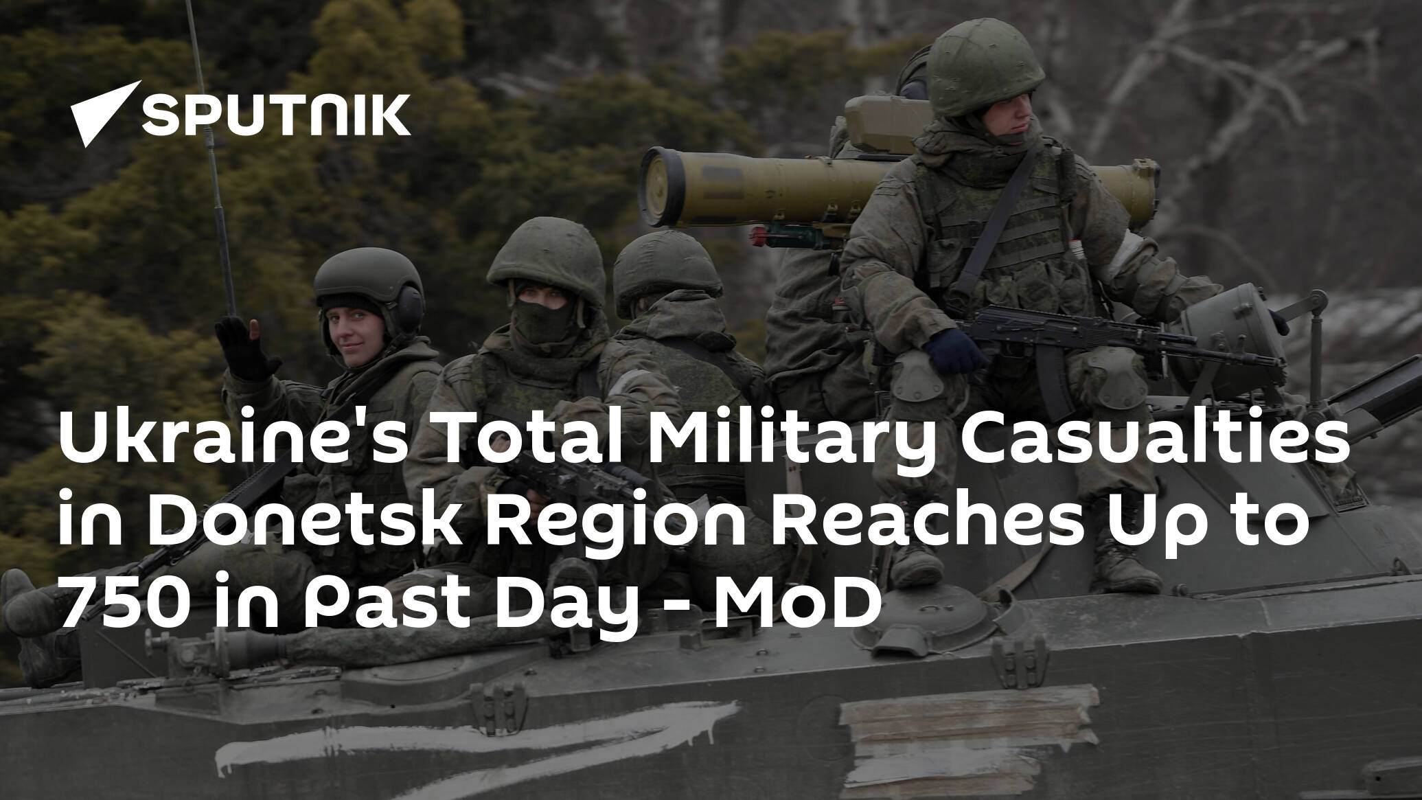 Ukraine's Total Military Casualties in Donetsk Region Reaches Up to 750 in Past Day – MoD