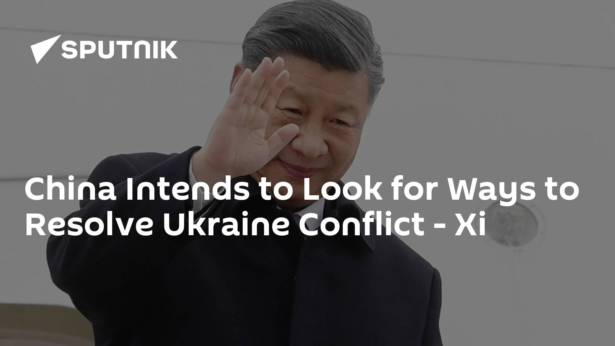 China Intends to Look for Ways to Resolve Ukraine Conflict – Xi