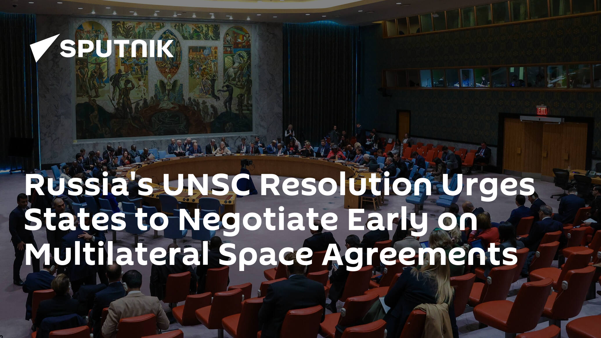 Russia's UNSC Resolution Urges States to Negotiate Early on Multilateral Space Agreements