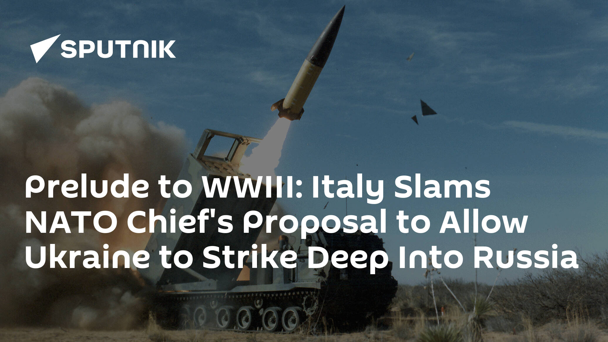 Prelude to WWIII Italy Slams NATO s Chief Idea to