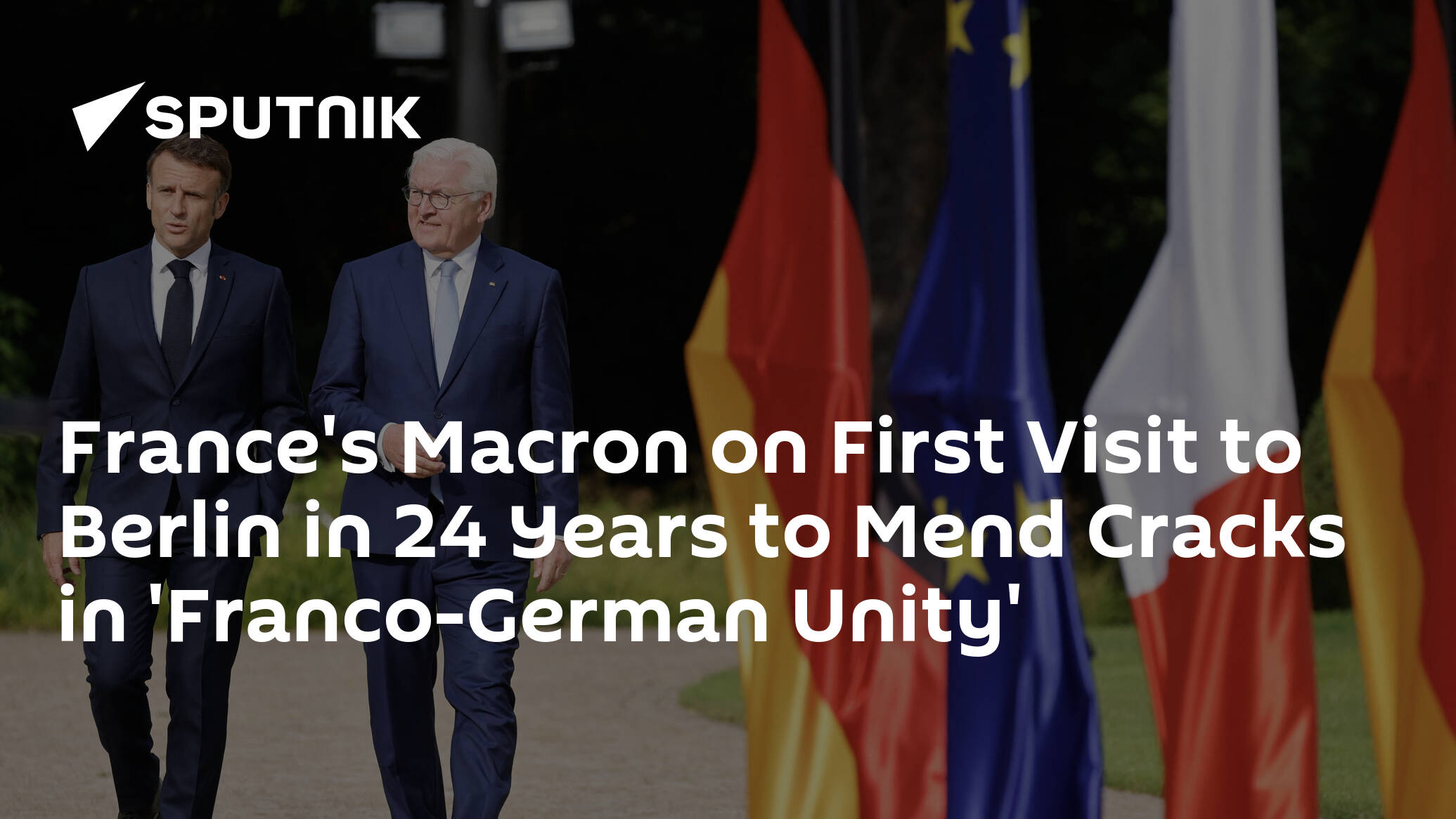 France's Macron on First Visit to Berlin in 24 Years