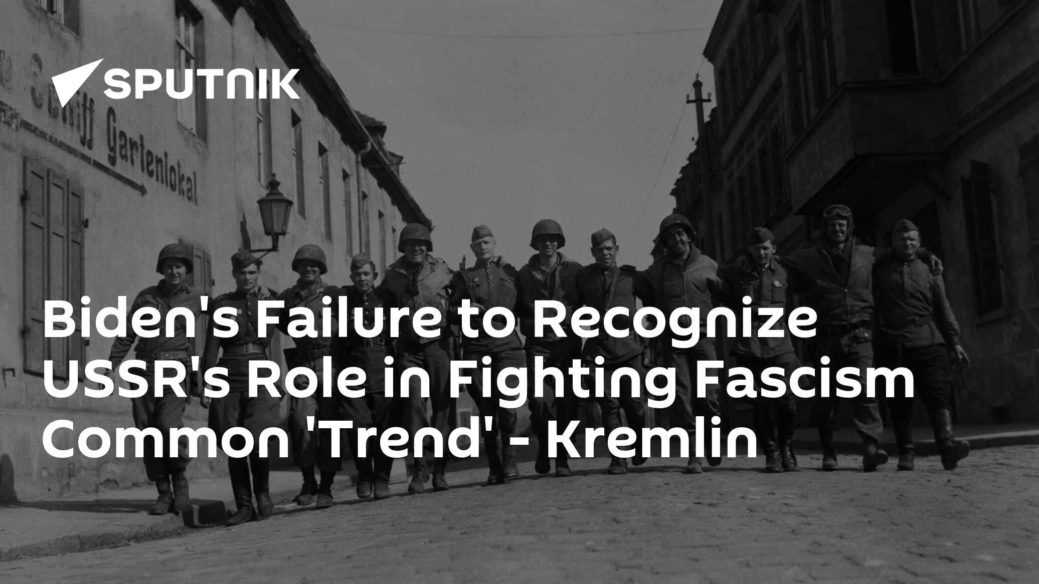 Biden's Failure to Recognize USSR's Role in Fighting Fascism Common 'Trend' - Vimarsana News