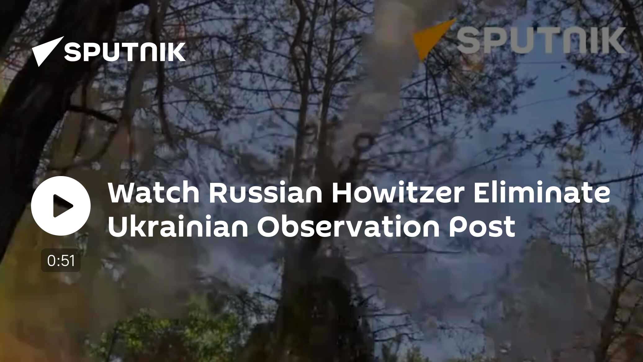 Watch Russian Howitzer Eliminating Ukrainian Armed Forces Observation Post - Vimarsana News