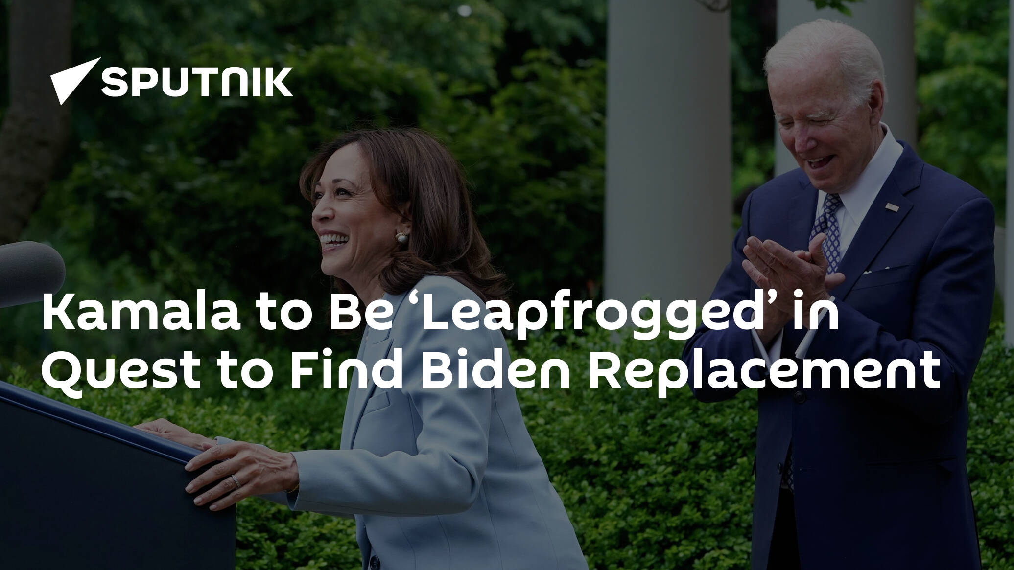 Kamala to Be ‘Leapfrogged’ in Quest to Find Biden Replacement