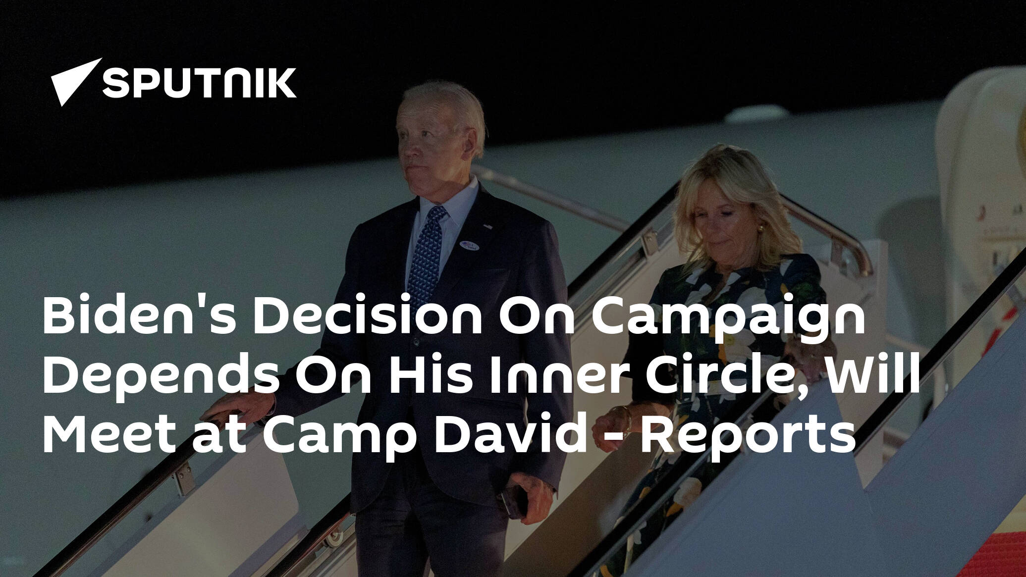 Biden's Decision On Campaign Depends On His Inner Circle, Will Meet at Camp David – Reports