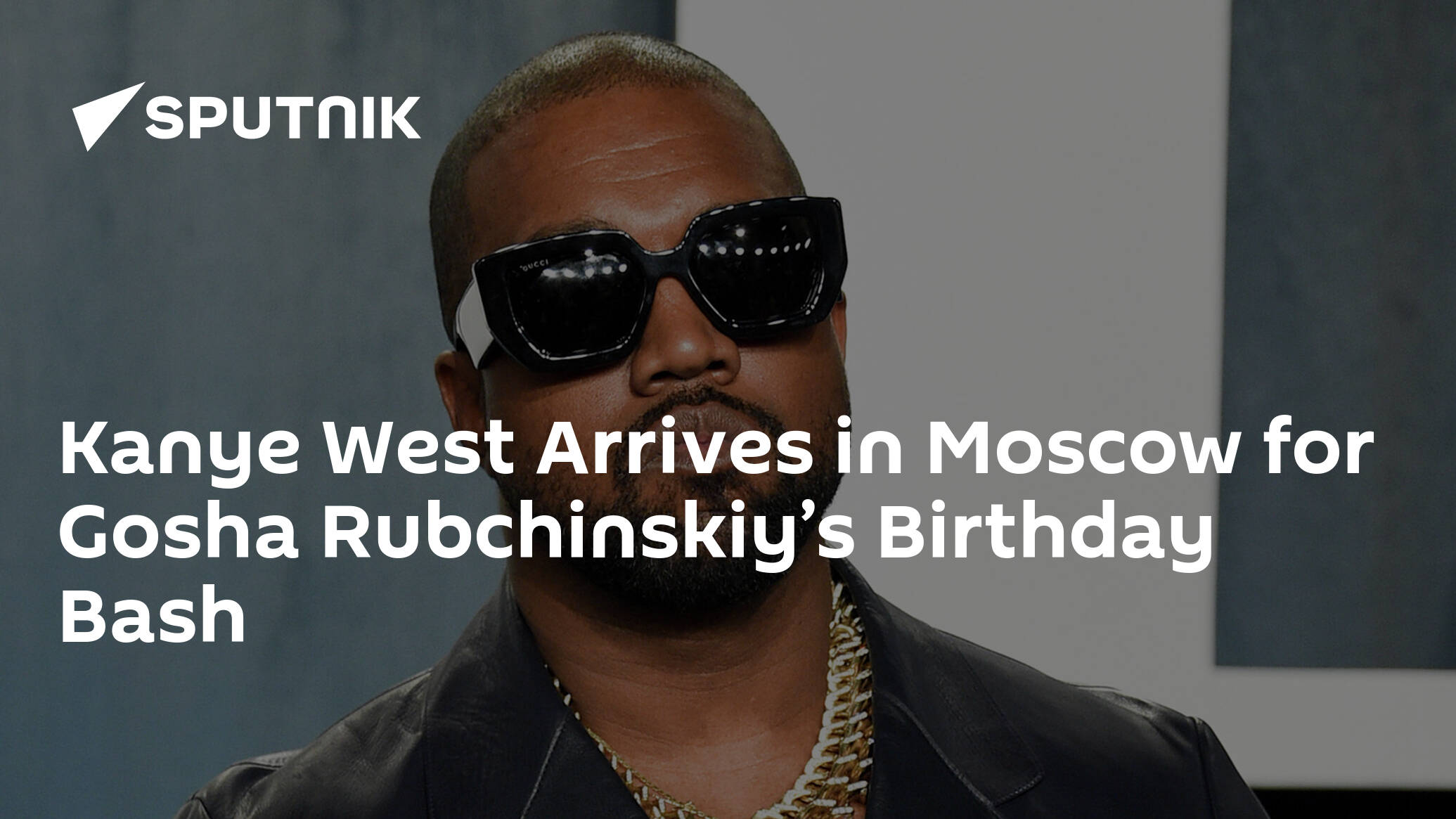 Kanye West Arrives in Moscow for Gosha Rubchinskiy’s Birthday Bash