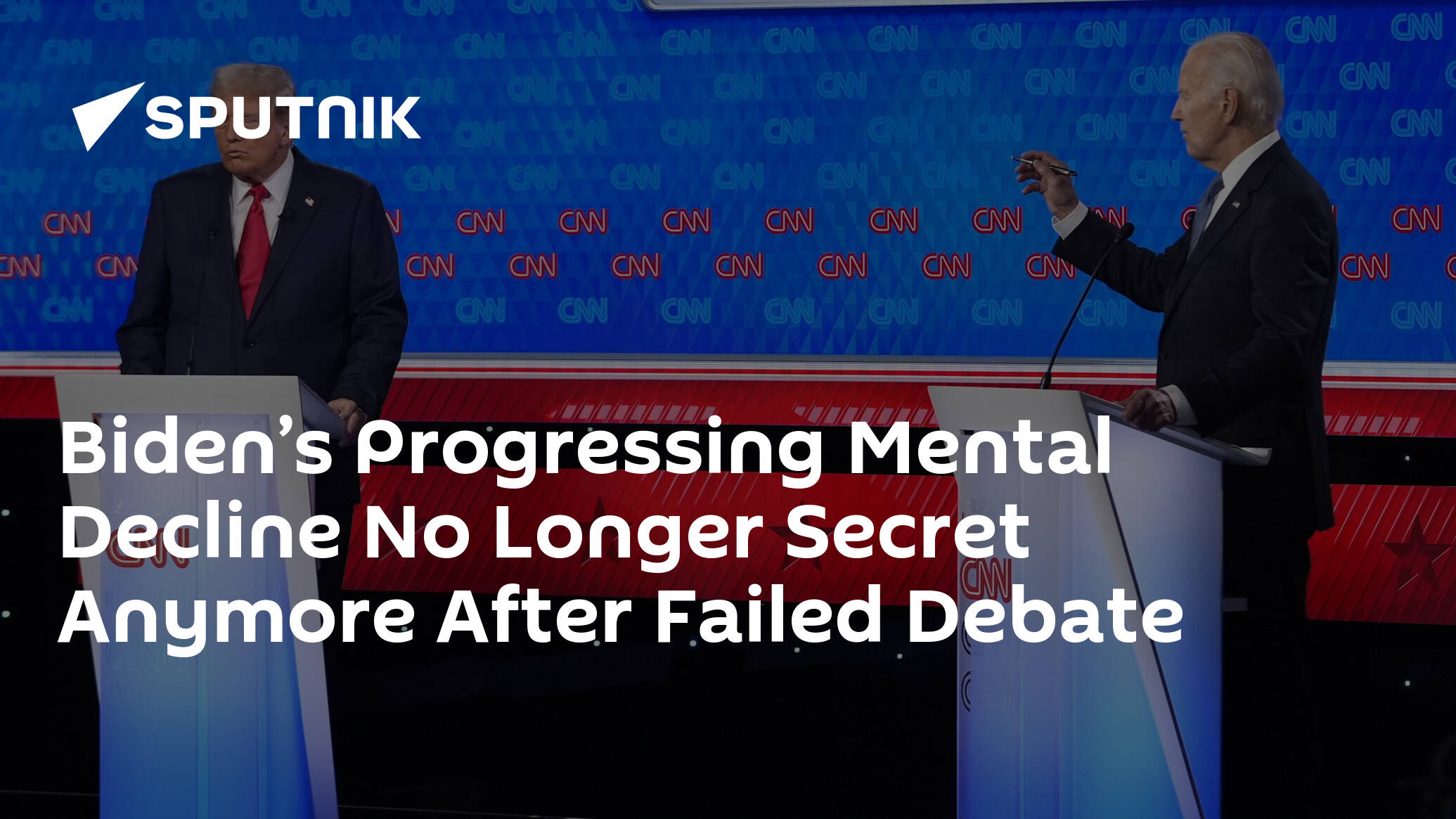 Biden’s Progressing Mental Decline No Longer Secret Anymore After Failed Debate