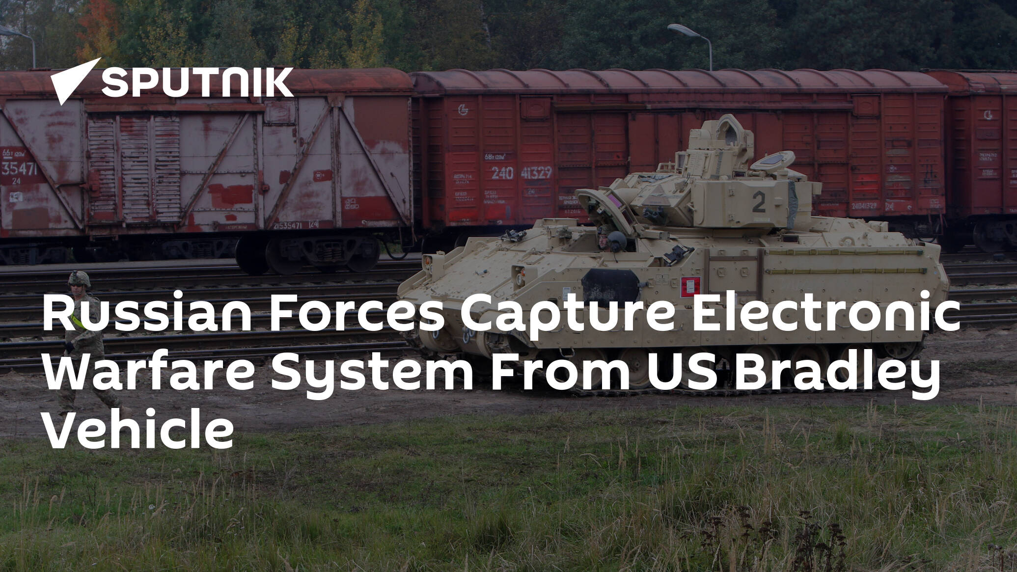 Russian Forces Capture Electronic Warfare System From US Bradley Vehicle