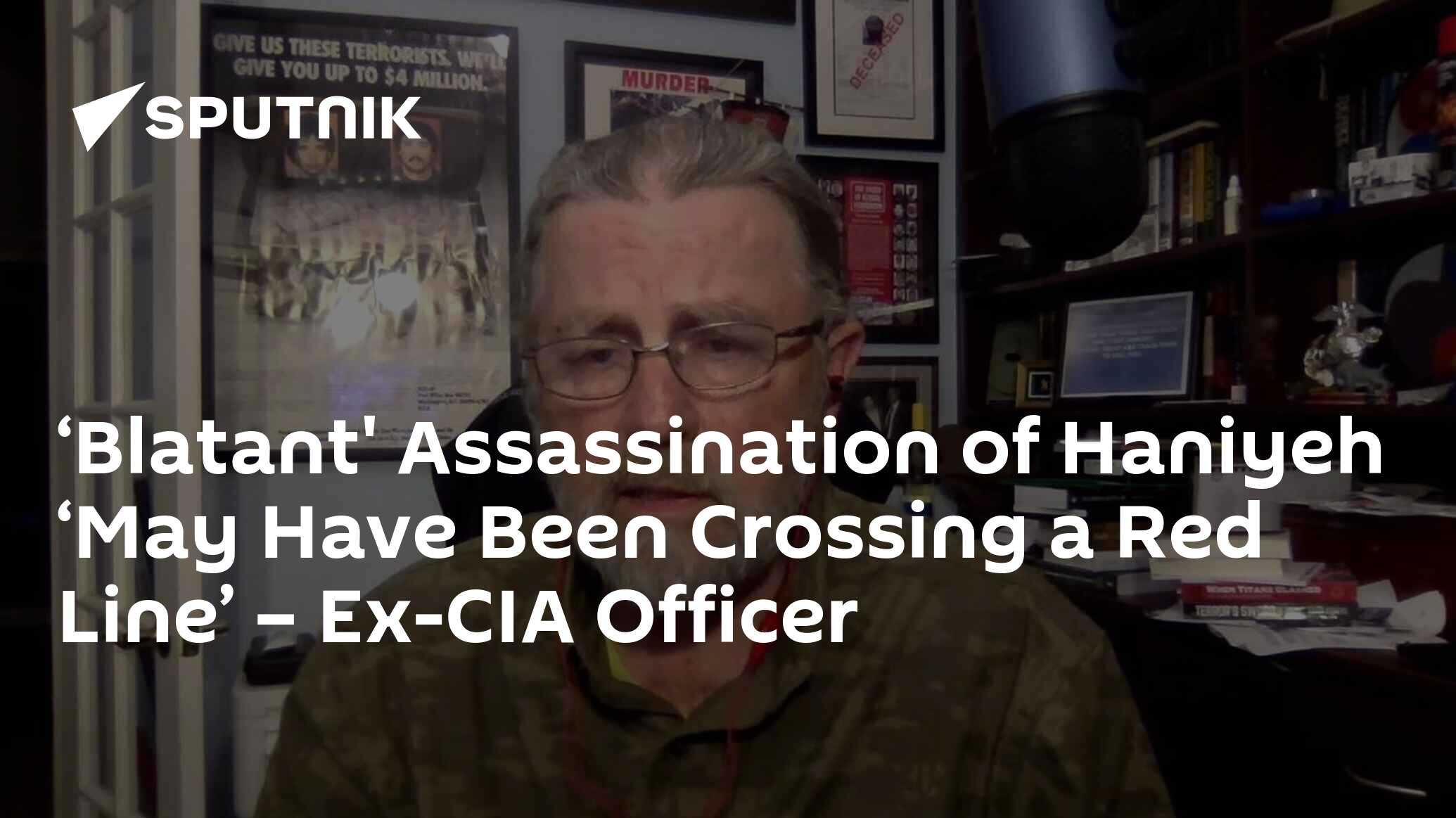 ‘Blatant' Assassination of Haniyeh ‘May Have Been Crossing a Red Line’ – Ex-CIA Officer