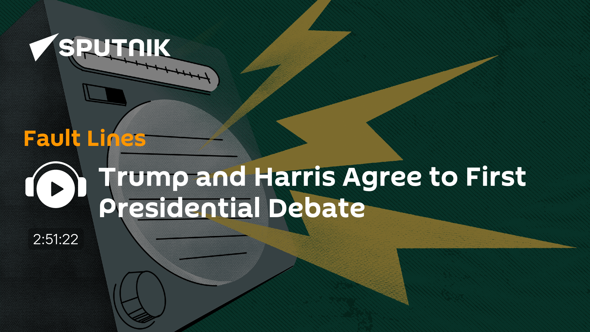 Trump and Harris Agree to First Presidential Debate