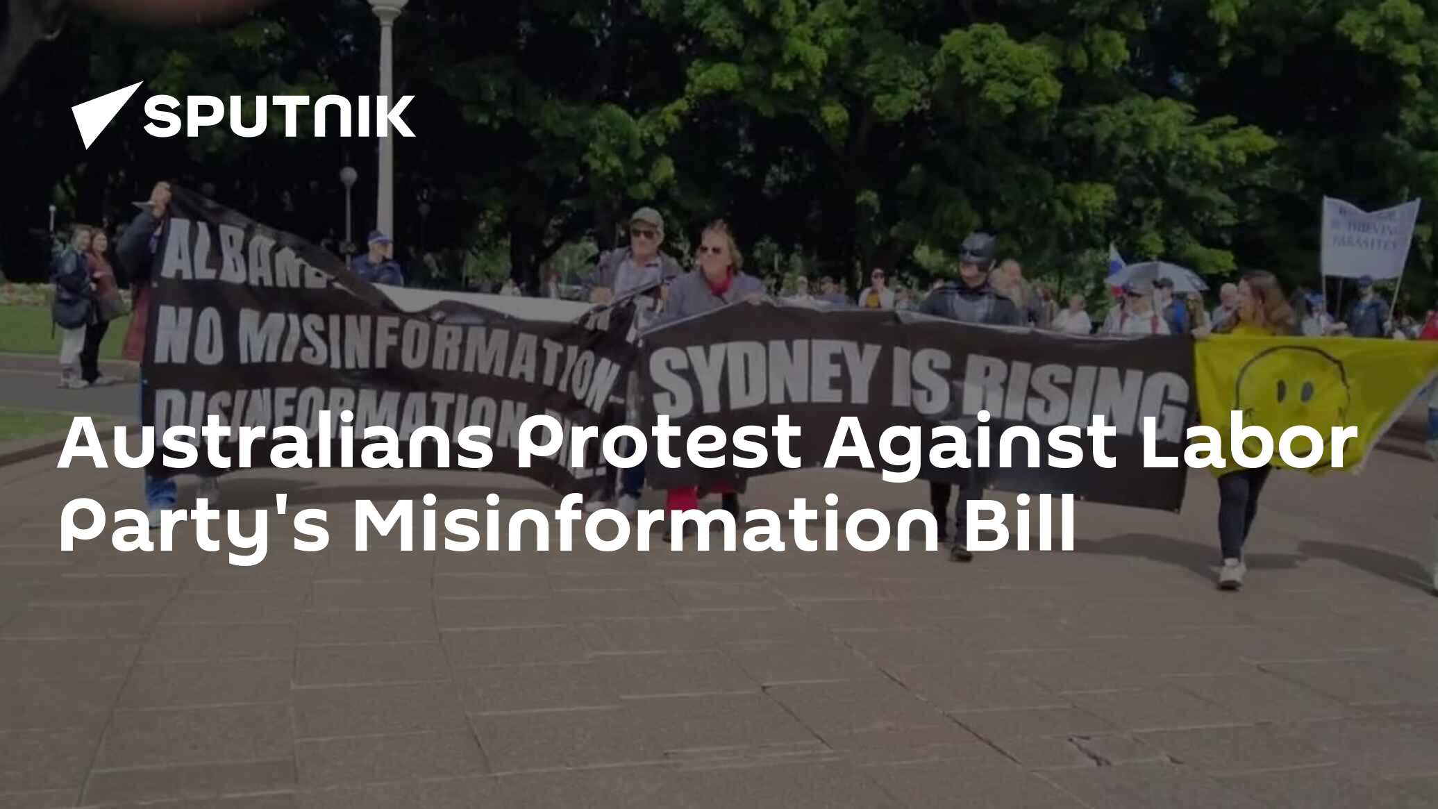 Australians Protest Against Labor Party's Misinformation Bill