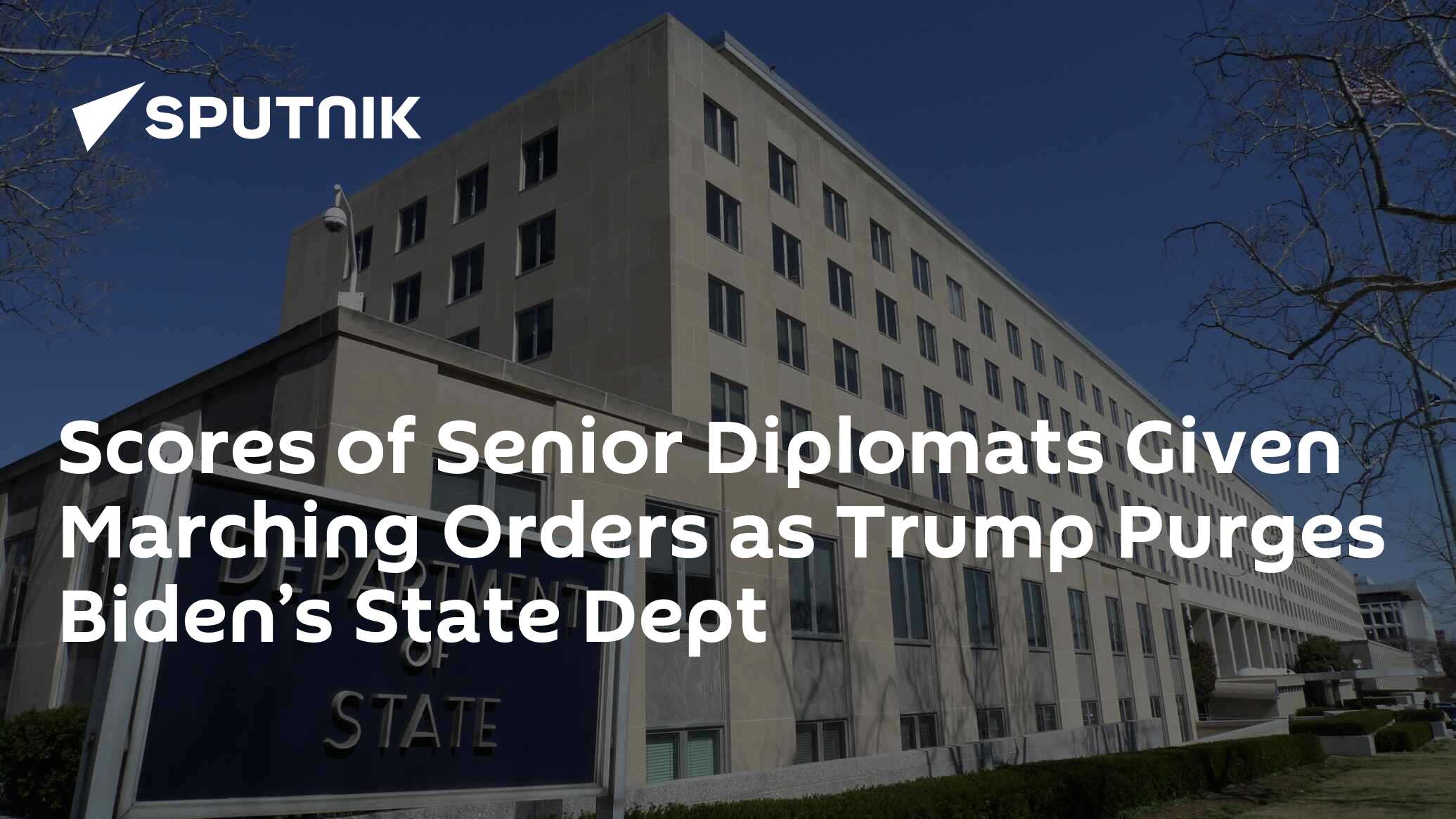 Scores of Senior Diplomats Given Marching Orders as Trump Purges Biden’s State Dept