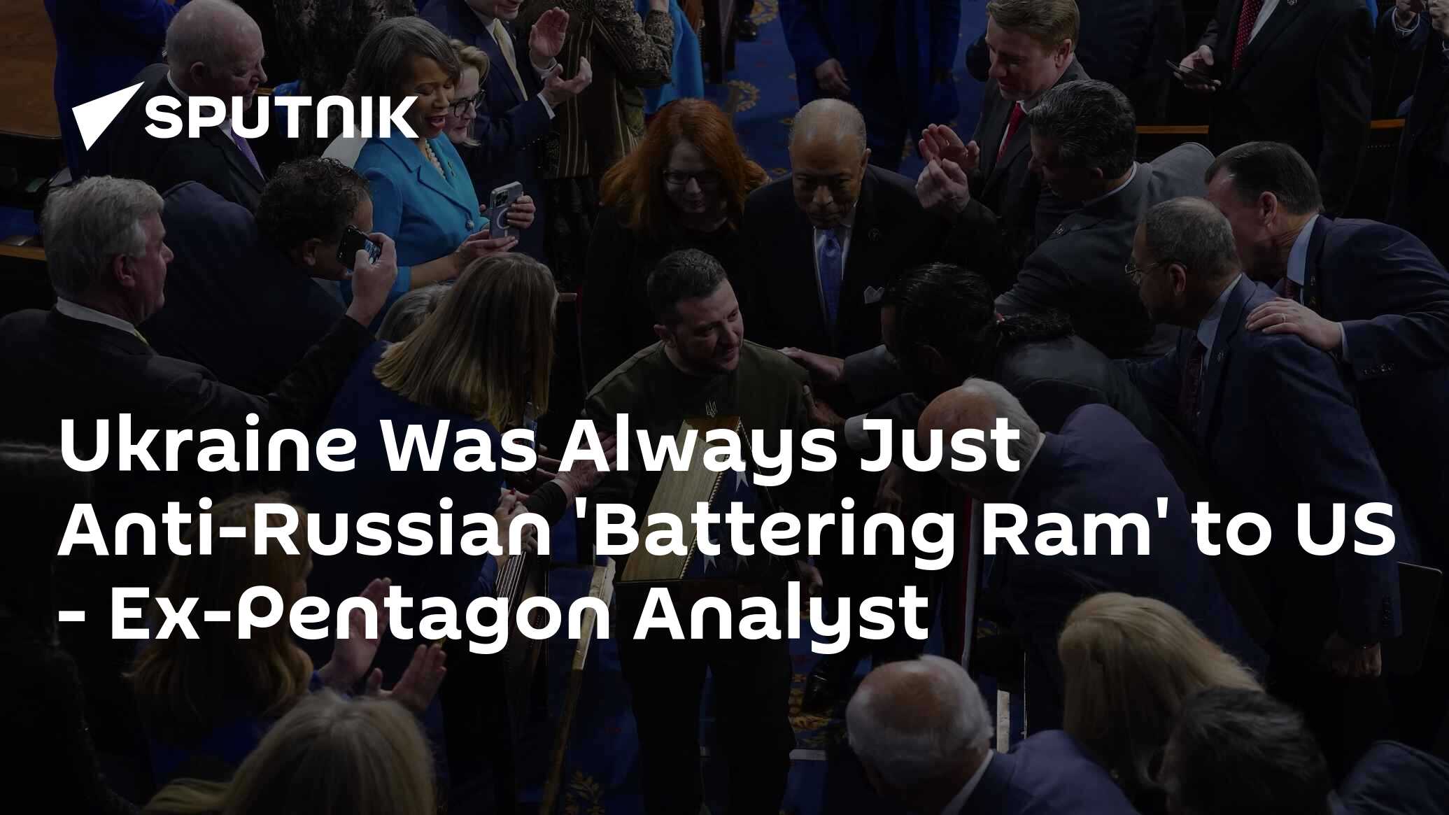 Ukraine Was Always Just Anti-Russian 'Battering Ram' to US - Ex-Pentagon Analyst