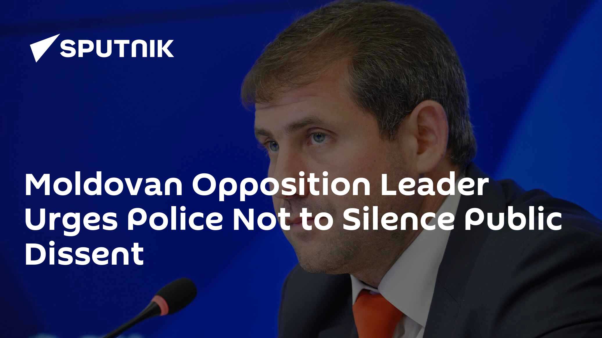 Moldovan Opposition Leader Urges Police Not to Silence Public Dissent