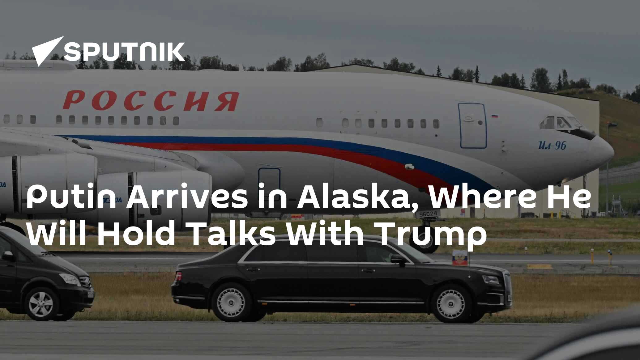 Putin Arrives in Alaska, Where He Will Hold Talks With Trump