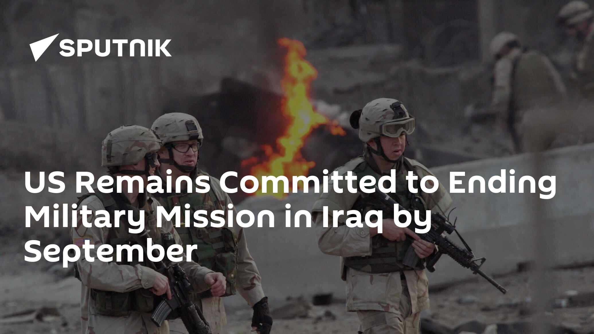 US Remains Committed to Ending Military Mission in Iraq by September