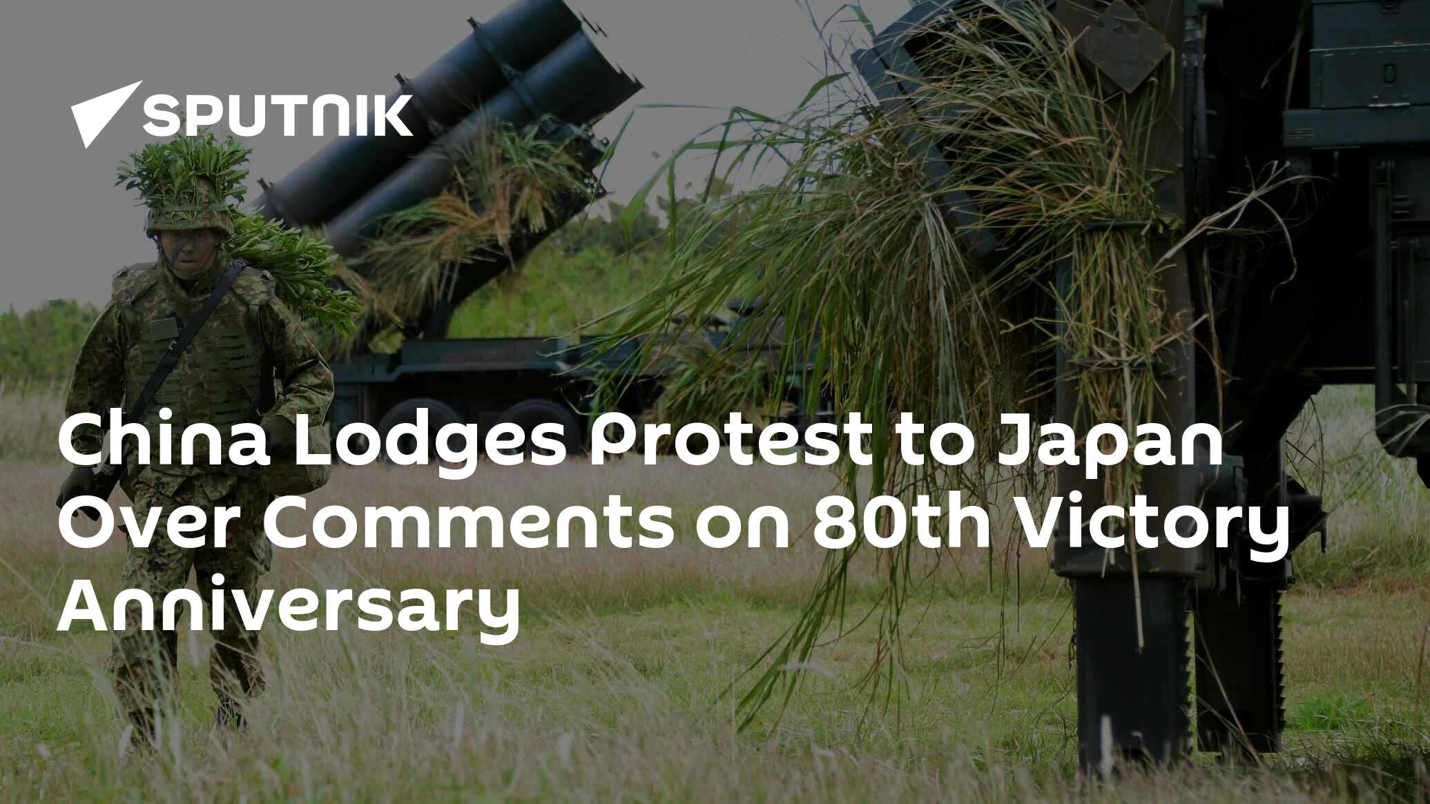 China Lodges Protest to Japan Over Comments on 80th Victory Anniversary