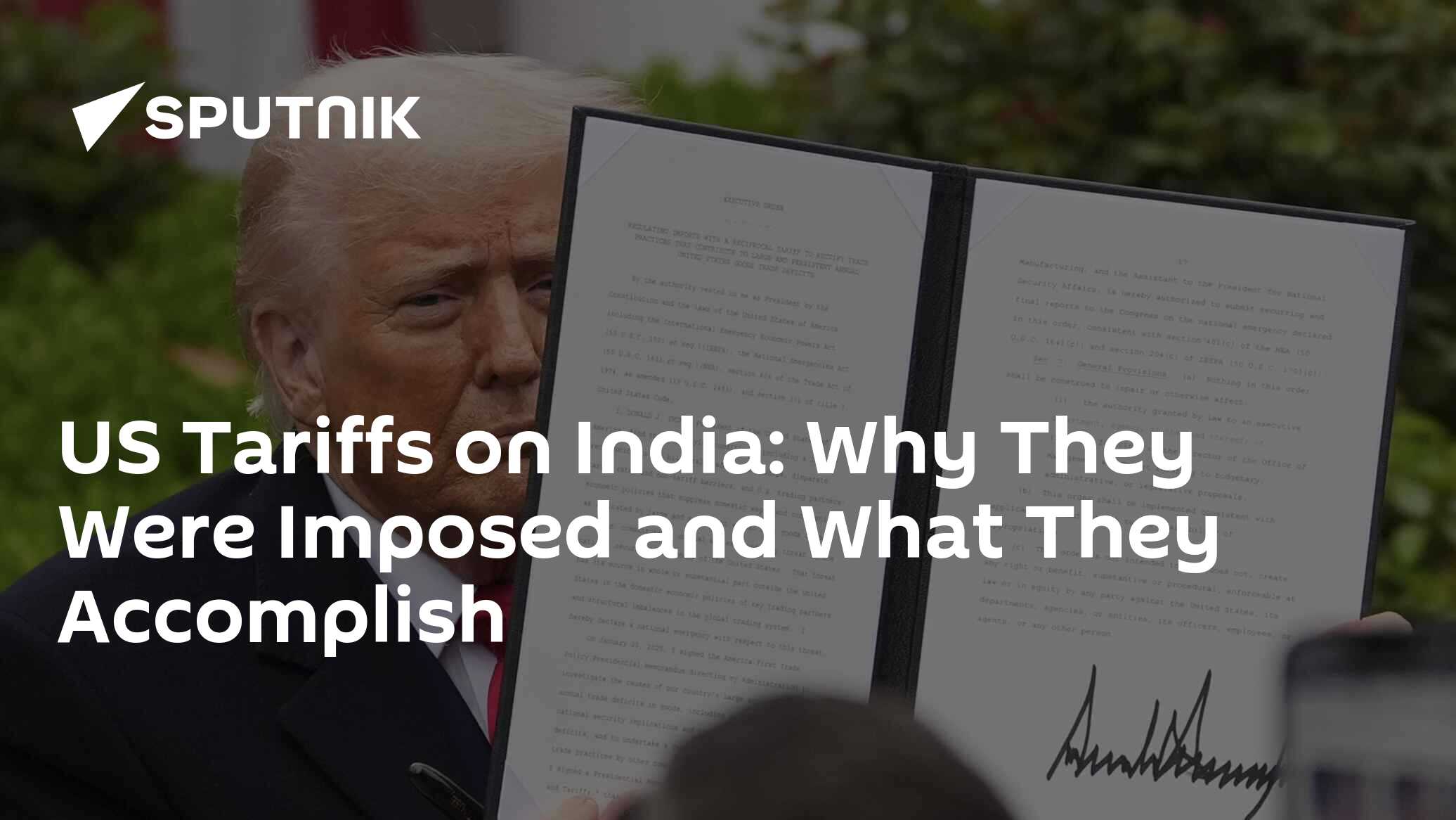 Why They Were Imposed and What They Accomplish