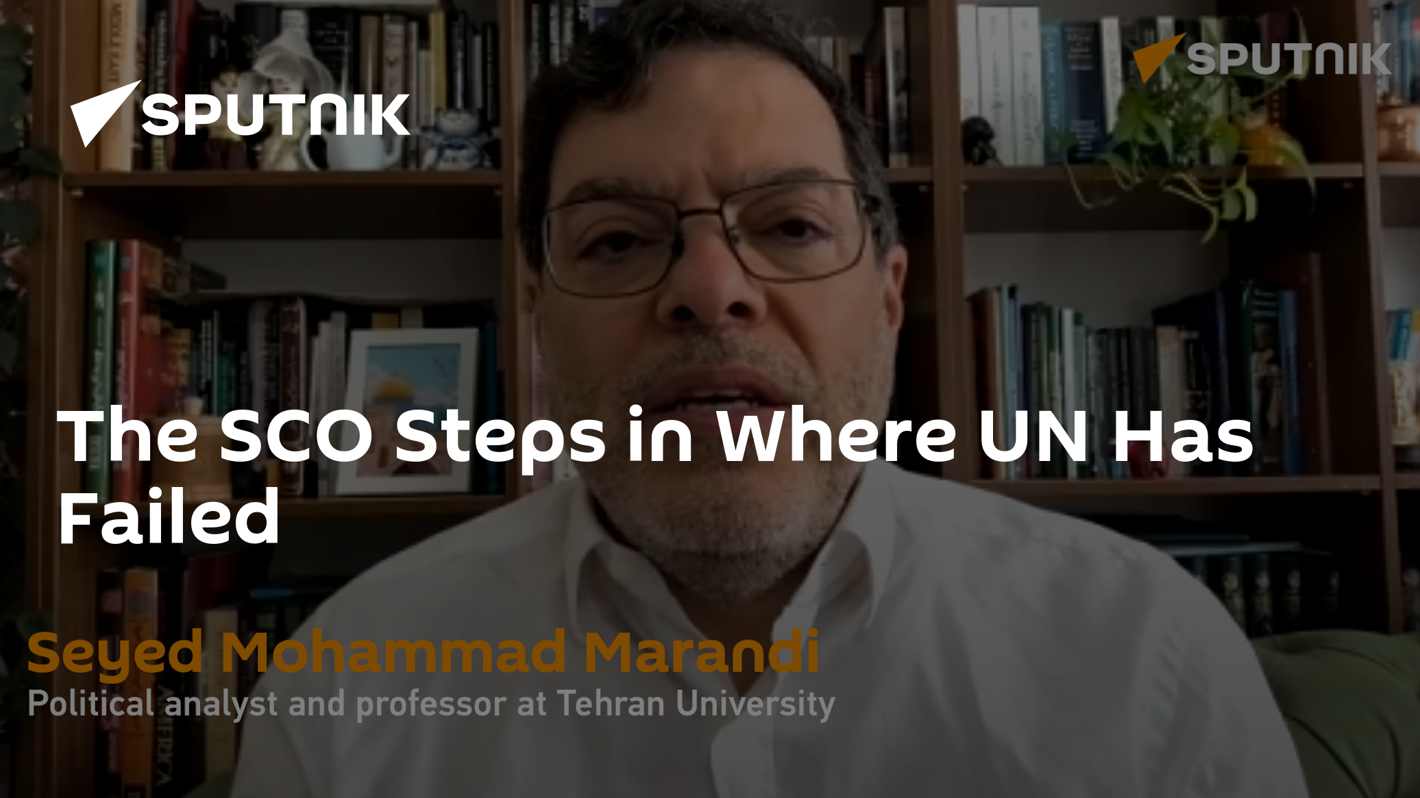 The SCO Steps in Where UN Has Failed