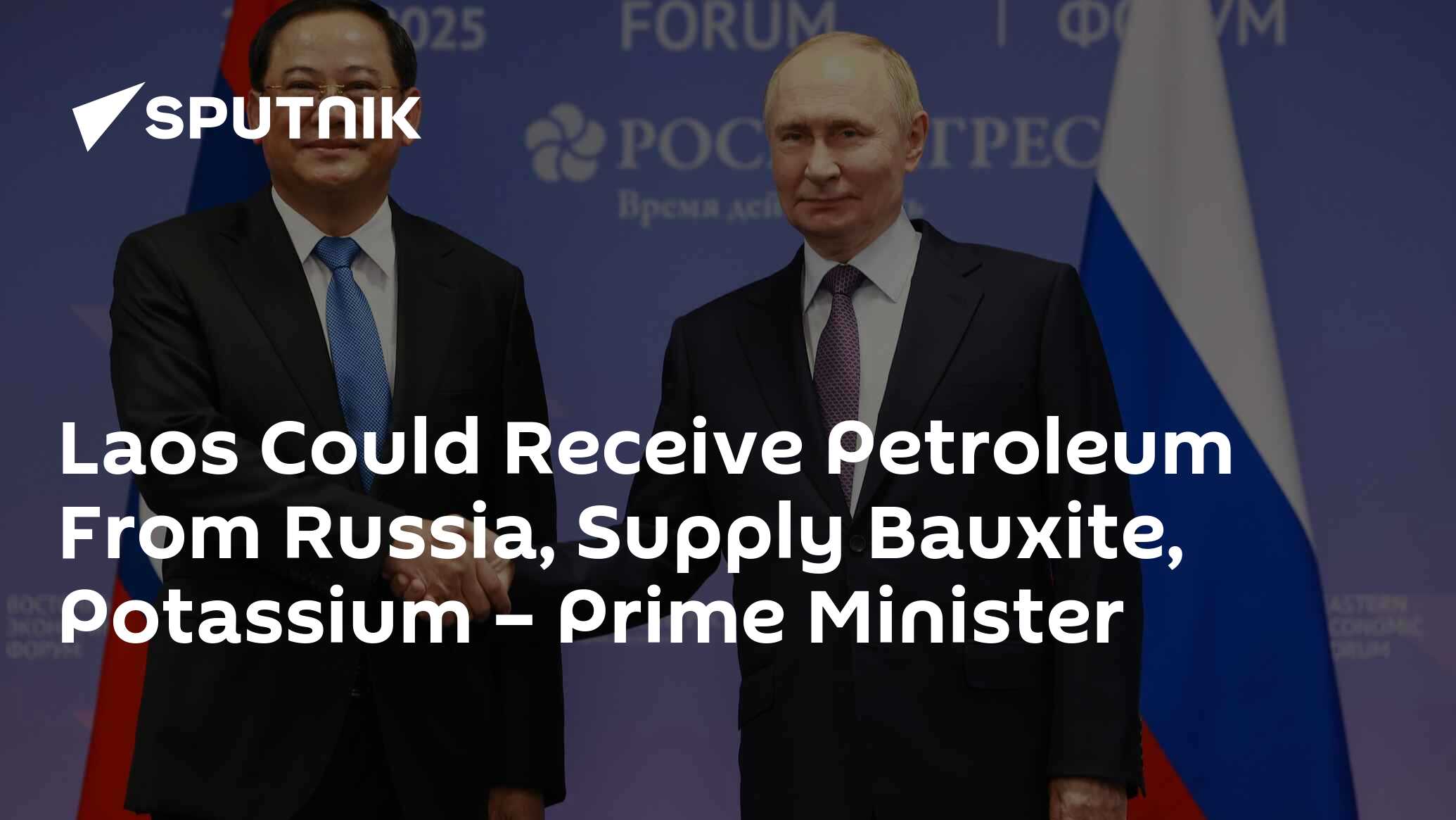 Laos Could Receive Petroleum From Russia, Supply Bauxite, Potassium – Prime Minister