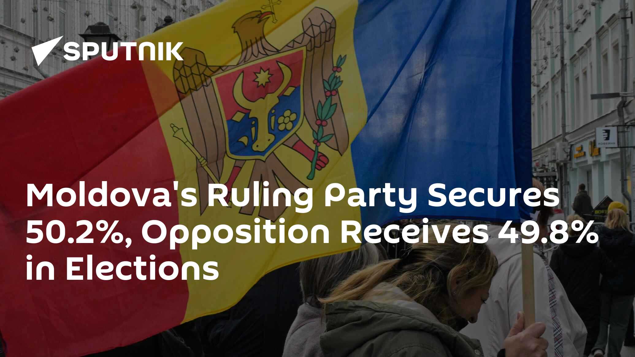 Moldova's Ruling Party Secures 50.2%, Opposition Receives 49.8% in Elections