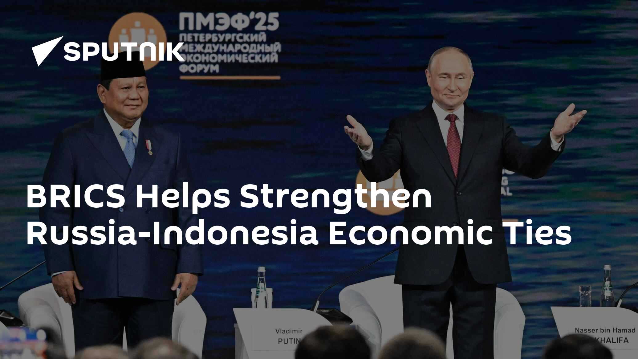 BRICS Helps Strengthen Russia-Indonesia Economic Ties