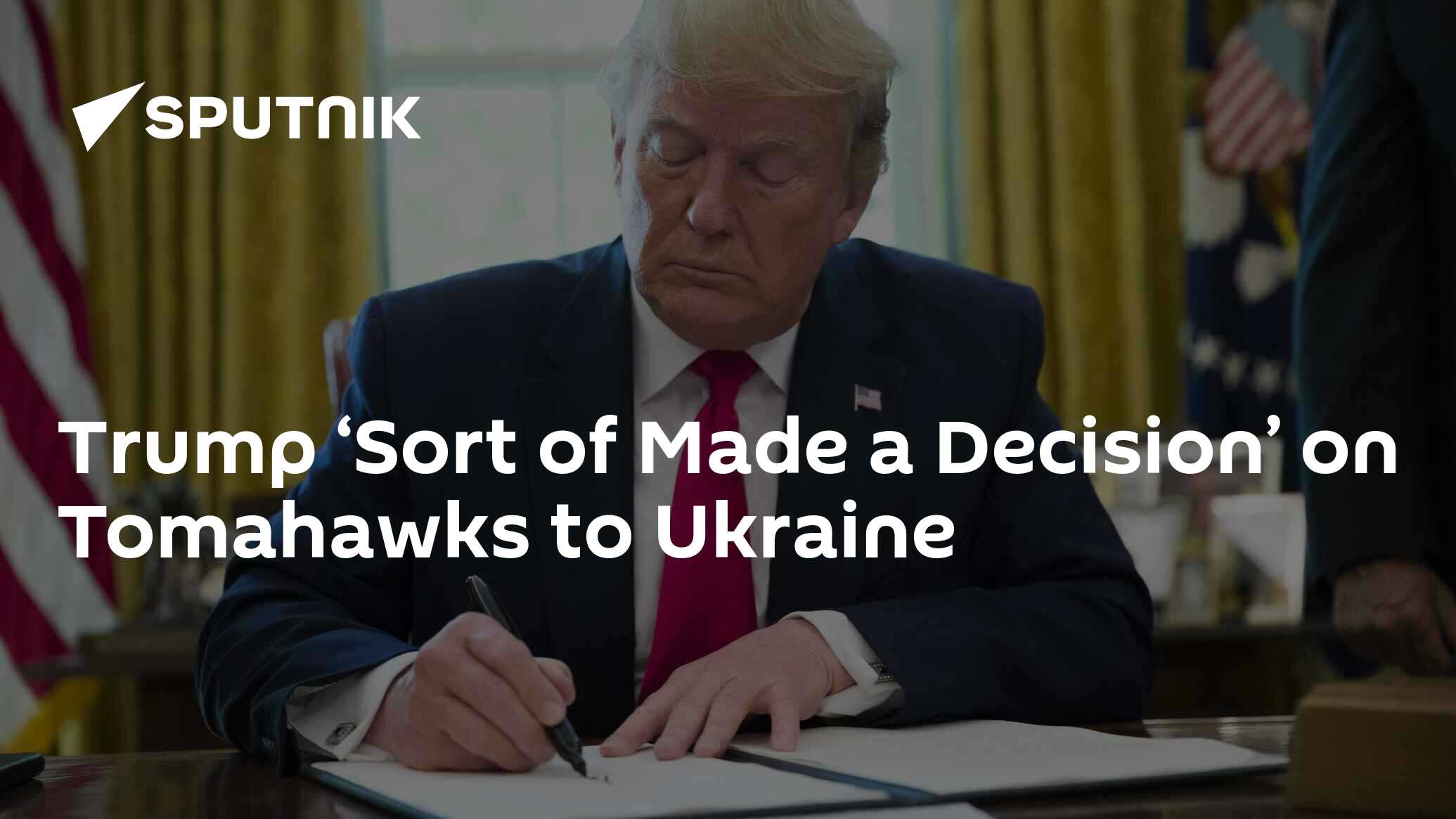 Trump ‘Sort of Made a Decision’ on Tomahawks to Ukraine