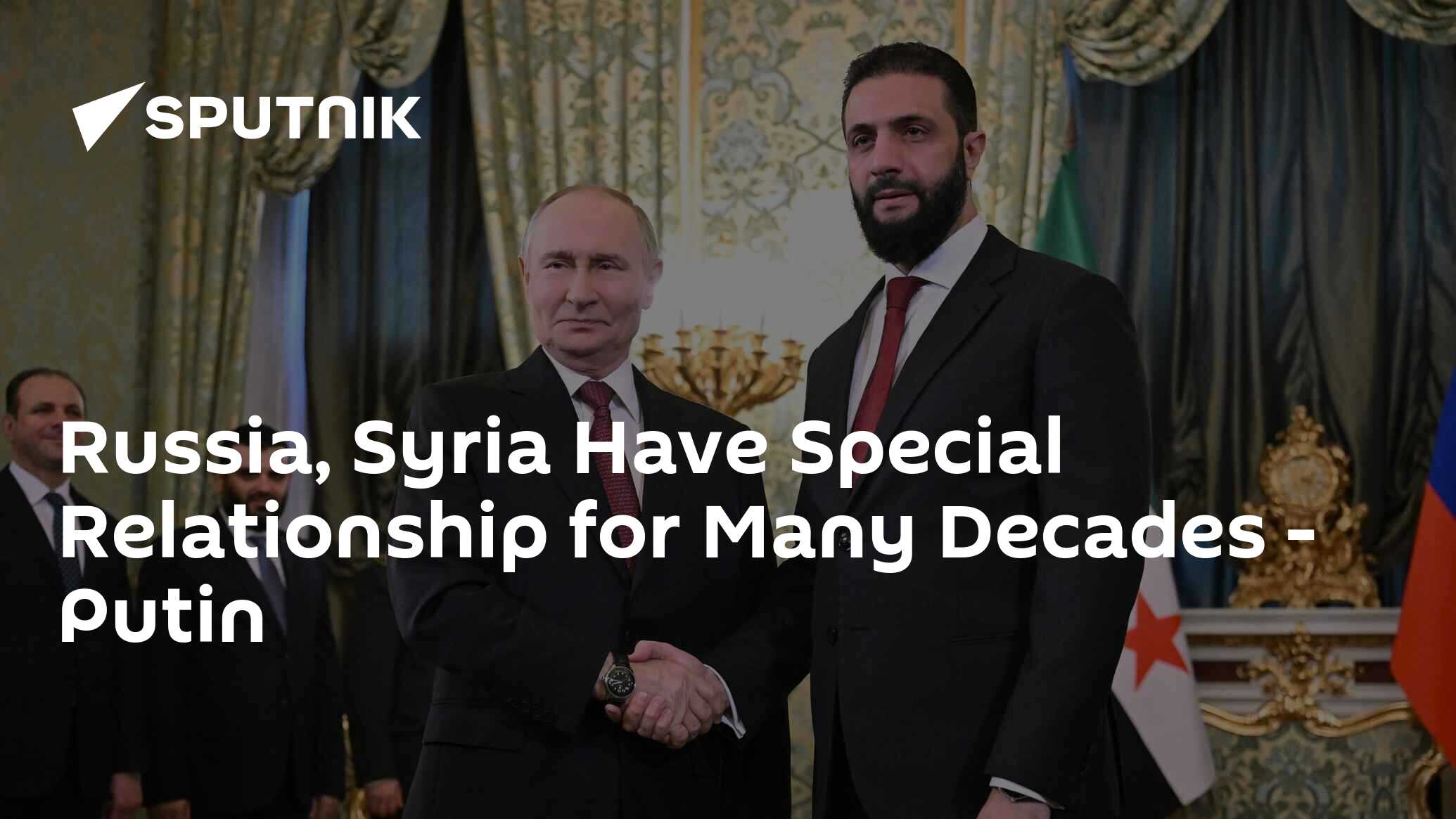 Russia, Syria Have Special Relationship for Many Decades – Putin