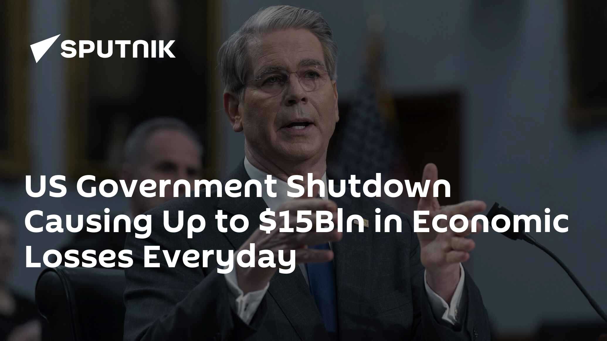 US Government Shutdown Causing Up to Bln in Economic Losses Everyday