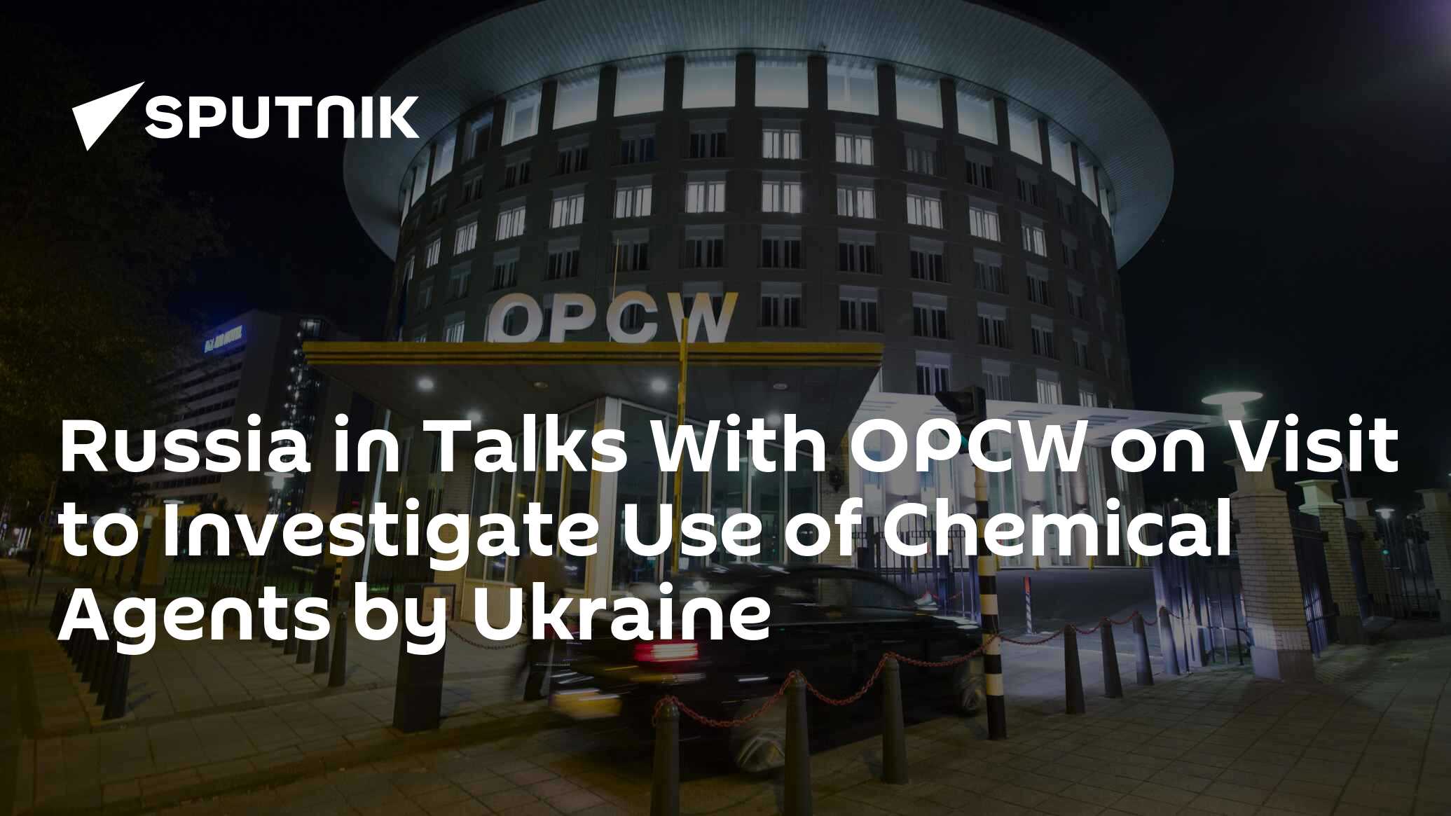 Russia in Talks With OPCW on Visit to Investigate Use of Chemical Agents by Ukraine