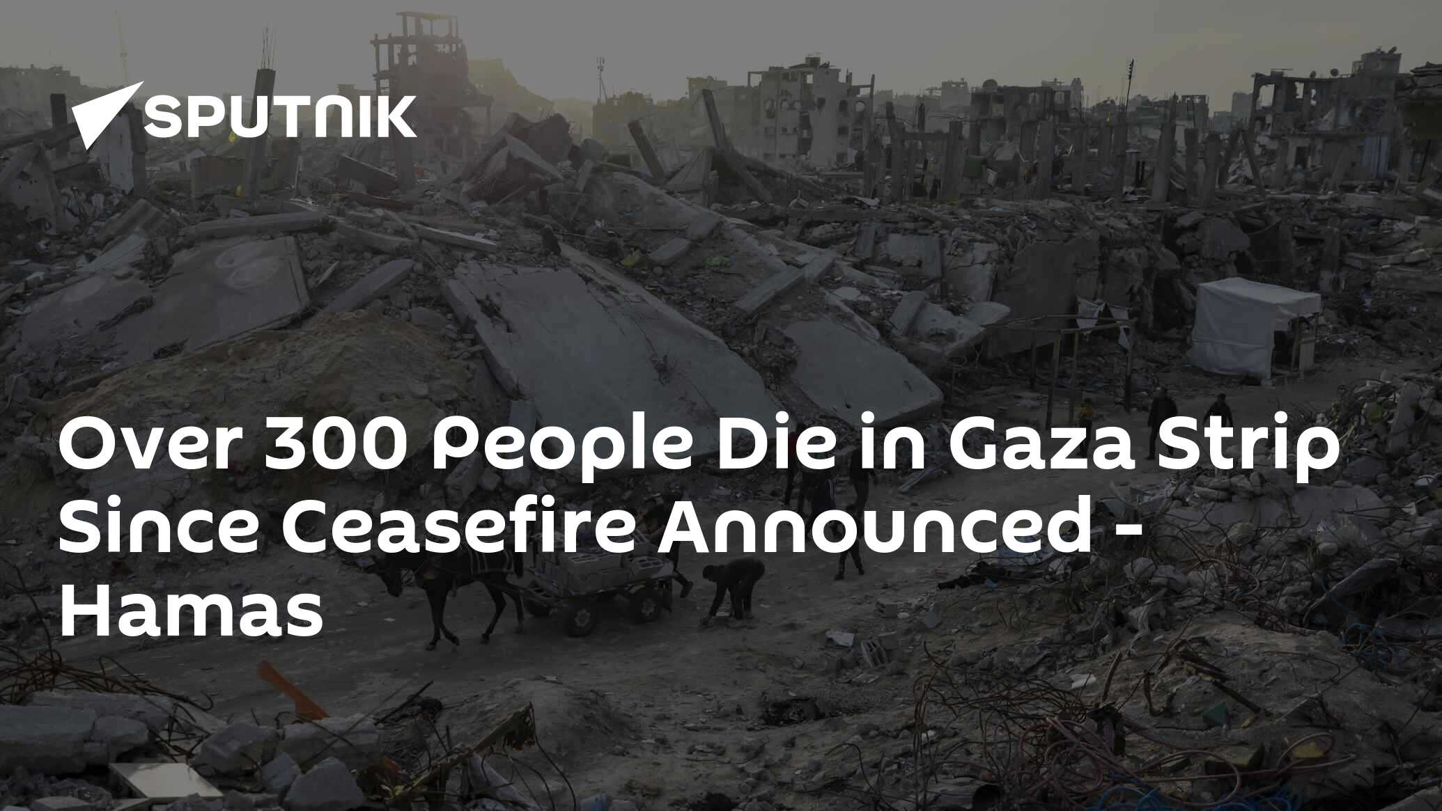 Over 300 People Die in Gaza Strip Since Ceasefire Announced