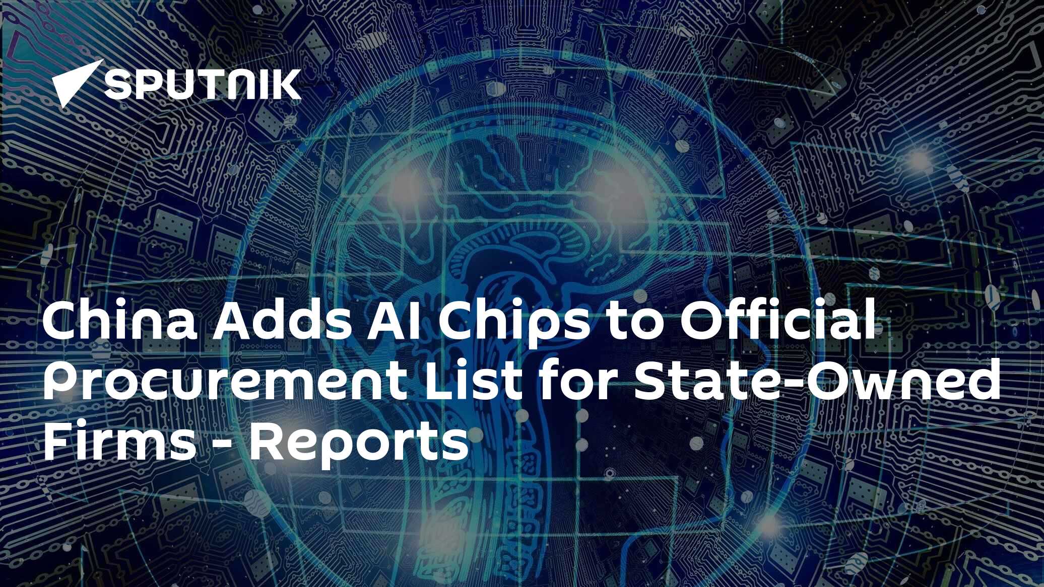 China Adds AI Chips to Official Procurement List for State-Owned Firms - Reports