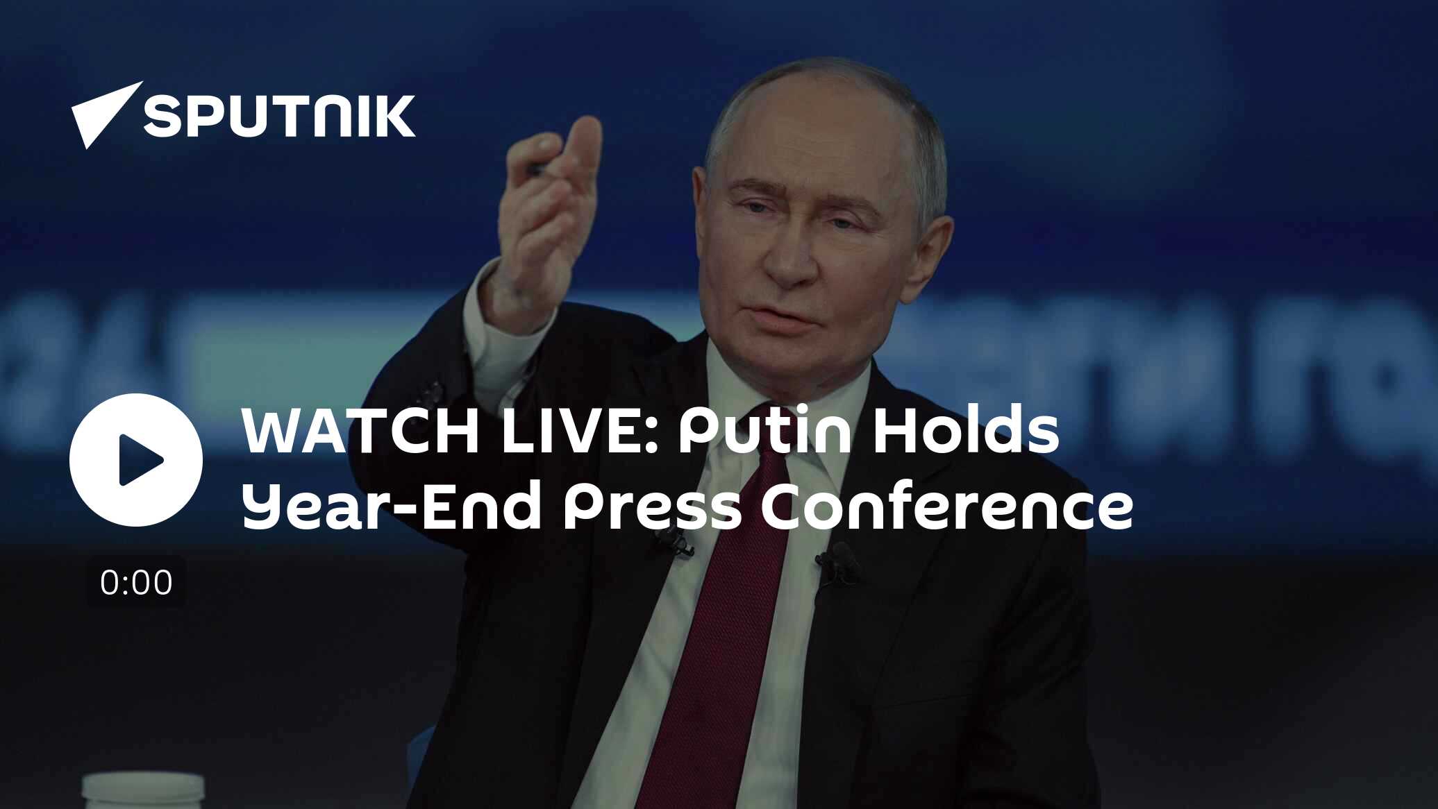 WATCH LIVE: Putin Holds Year-End Press Conference
