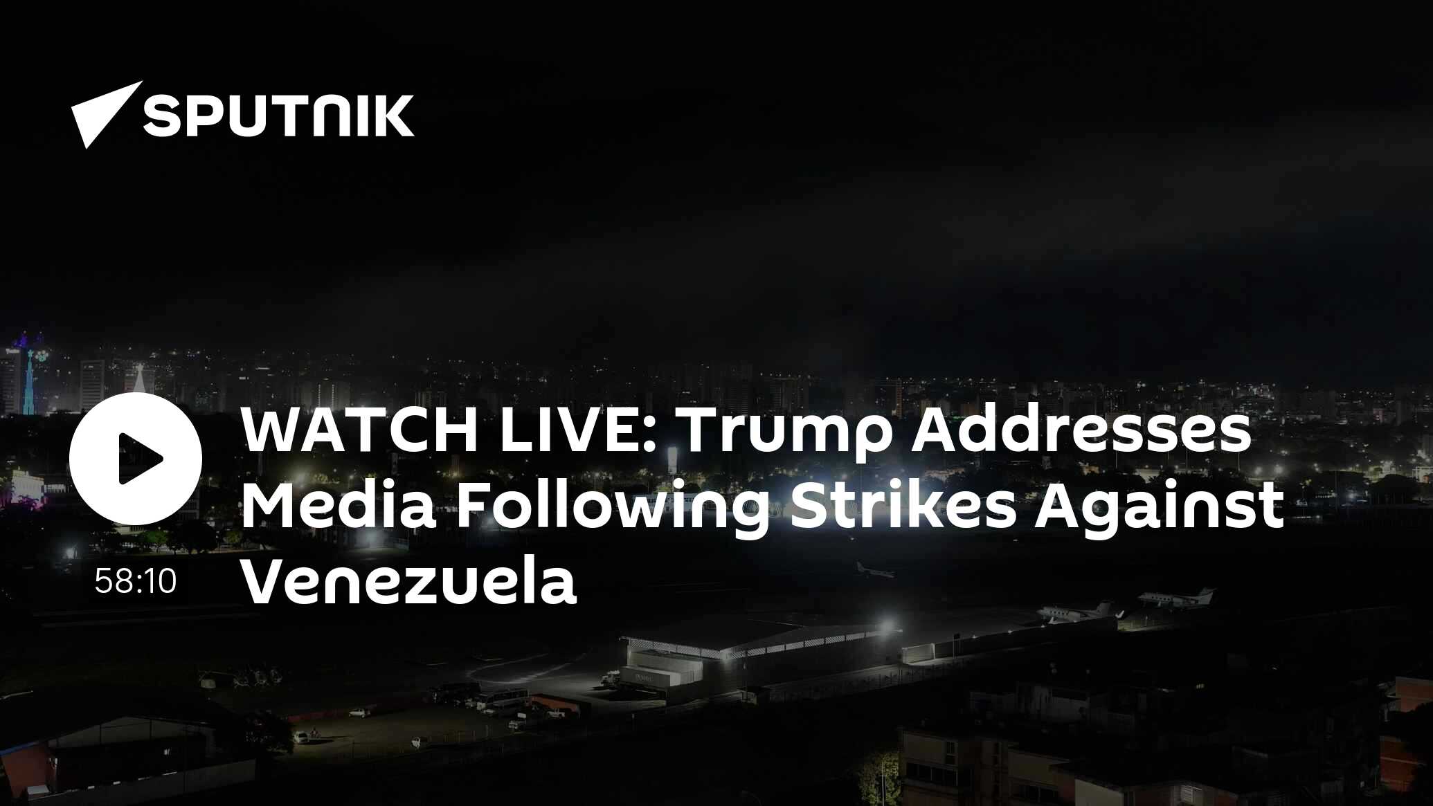 Trump Addresses Media Following Strikes Against Venezuela Trump Addresses Media Following Strikes Against Venezuela