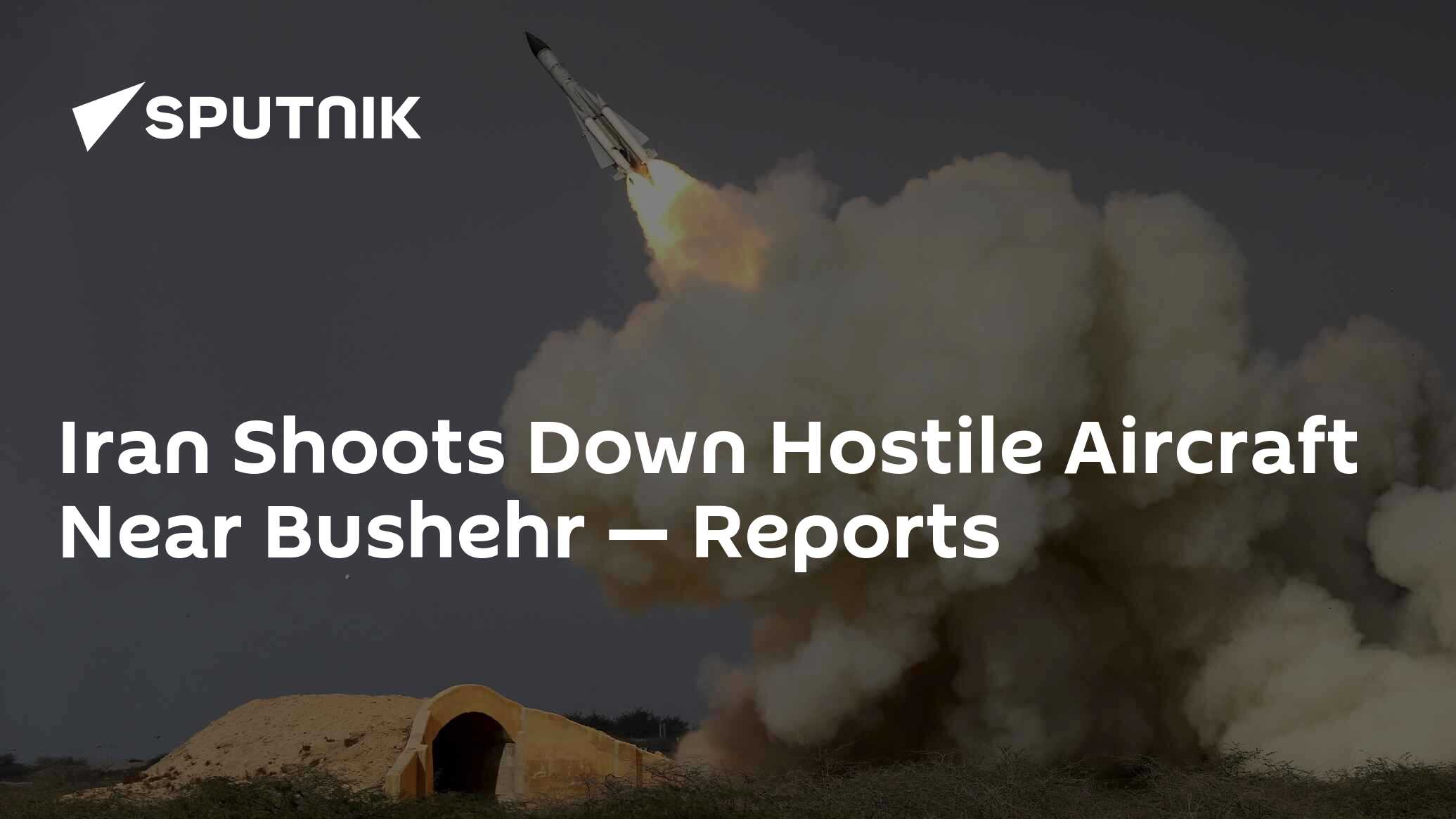 Iran Shoots Down Hostile Aircraft Near Bushehr — Reports