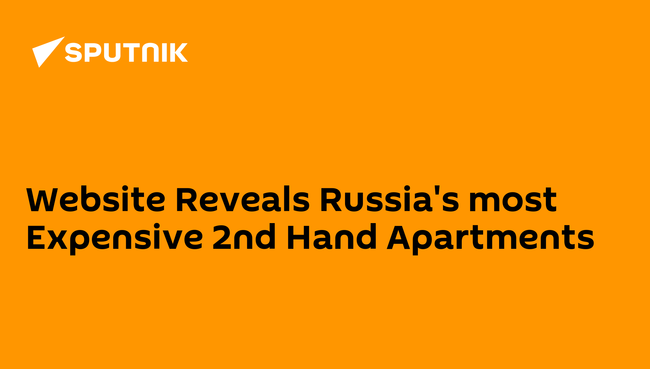 site Reveals Russia's most Expensive 2nd Hand Apartments 01.02.