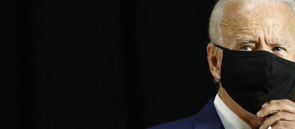 Democratic presidential candidate, former Vice President Joe Biden speaks at Alexis Dupont High School in Wilmington, Del., Tuesday, June 30, 2020 Democratic presidential candidate, former Vice President Joe Biden speaks at Alexis Dupont High School in Wilmington, Del., Tuesday, June 30, 2020 - Sputnik International